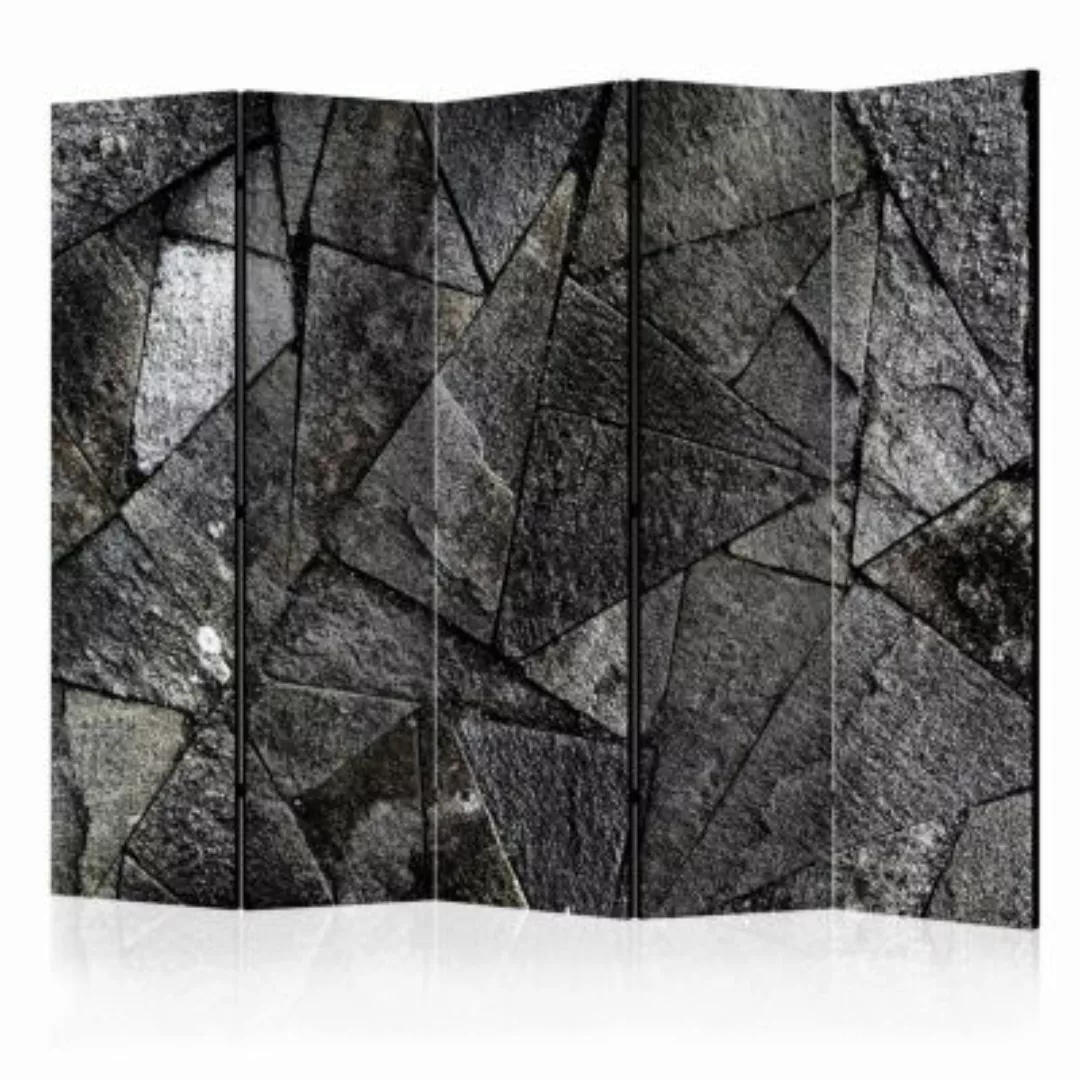 artgeist Paravent Pavement Tiles (Grey) II [Room Dividers] schwarz/weiß Gr. günstig online kaufen