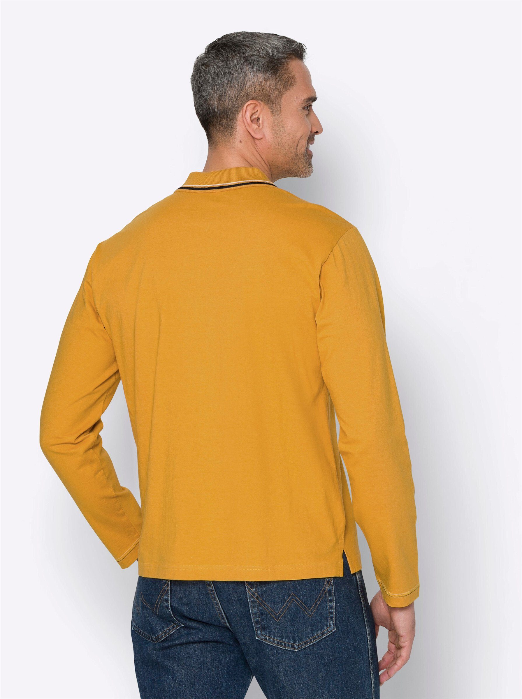 Classic Langarm-Poloshirt "Poloshirt", (1 tlg.) günstig online kaufen