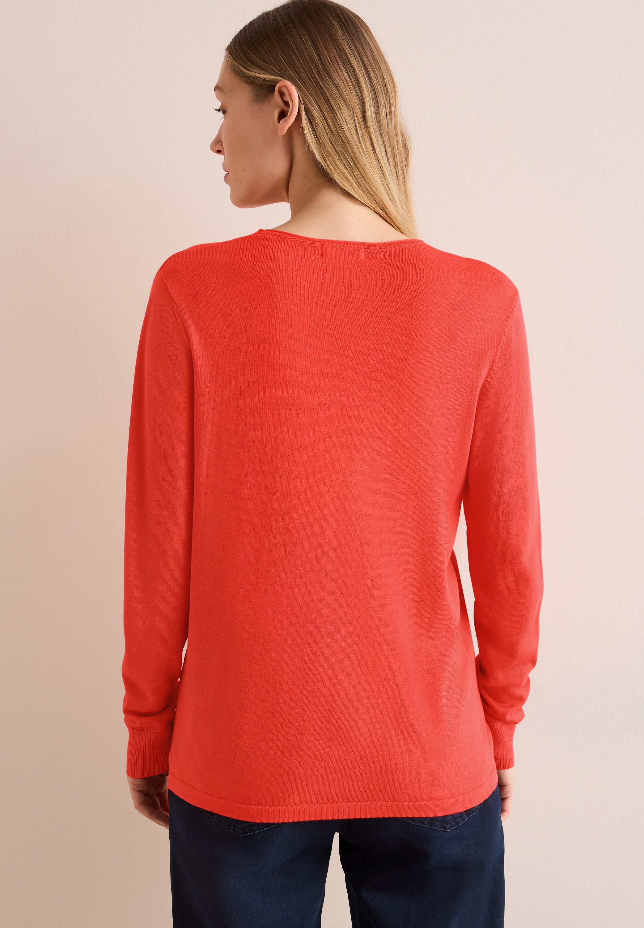 CECIL Strickpullover mit V-Ausschnitt günstig online kaufen