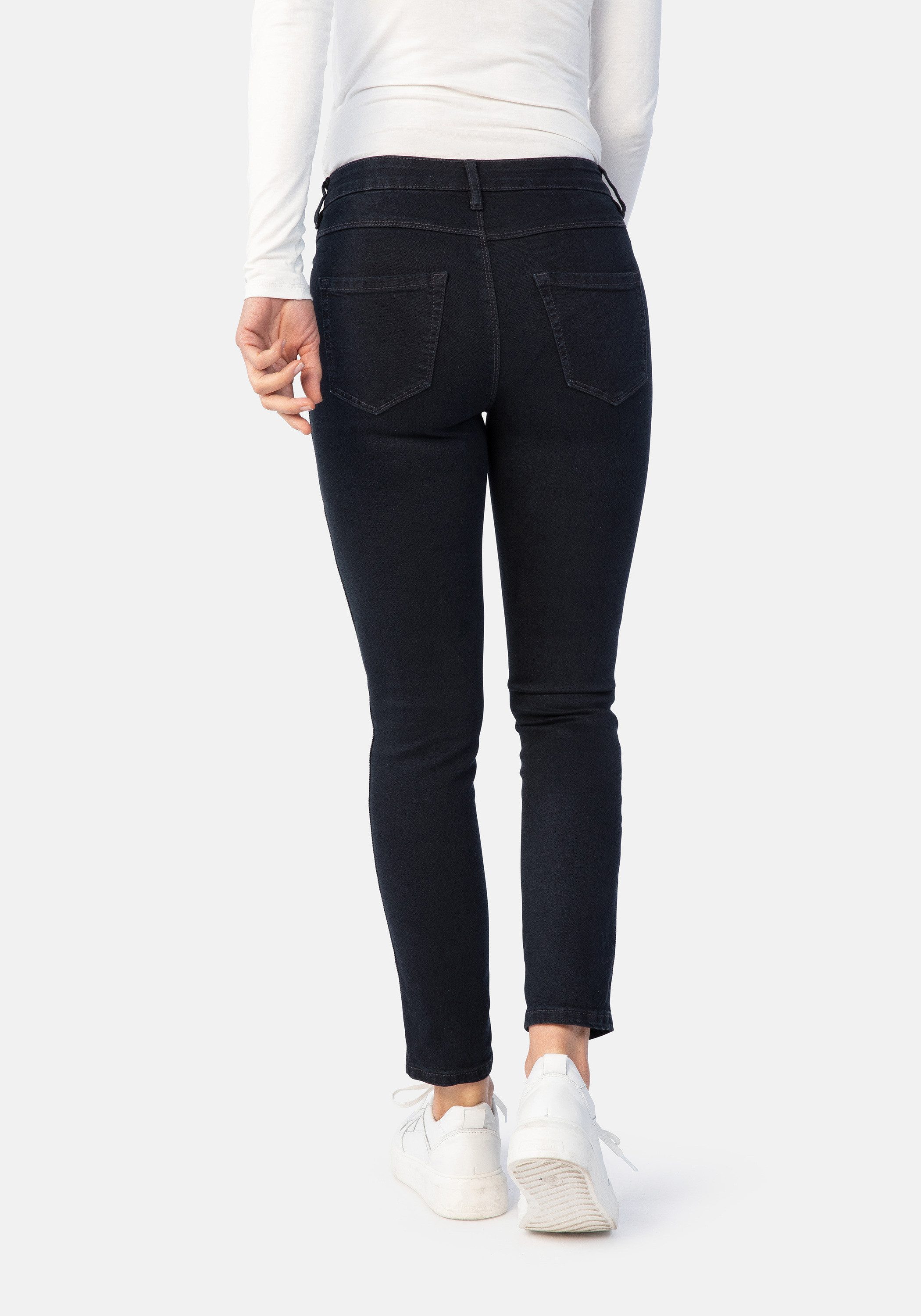 STOOKER WOMEN 5-Pocket-Jeans "Galon Slim Fit Florenz", Slim Fit Casual Clea günstig online kaufen