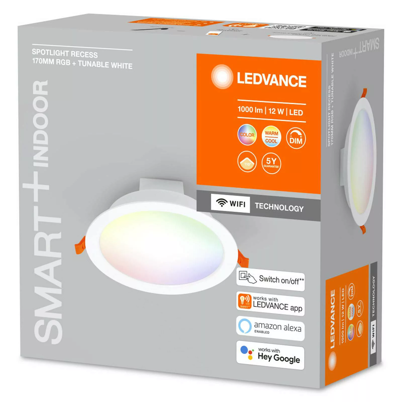 LEDVANCE SMART+ WiFi Spot LED-Einbaustrahler, 110° günstig online kaufen