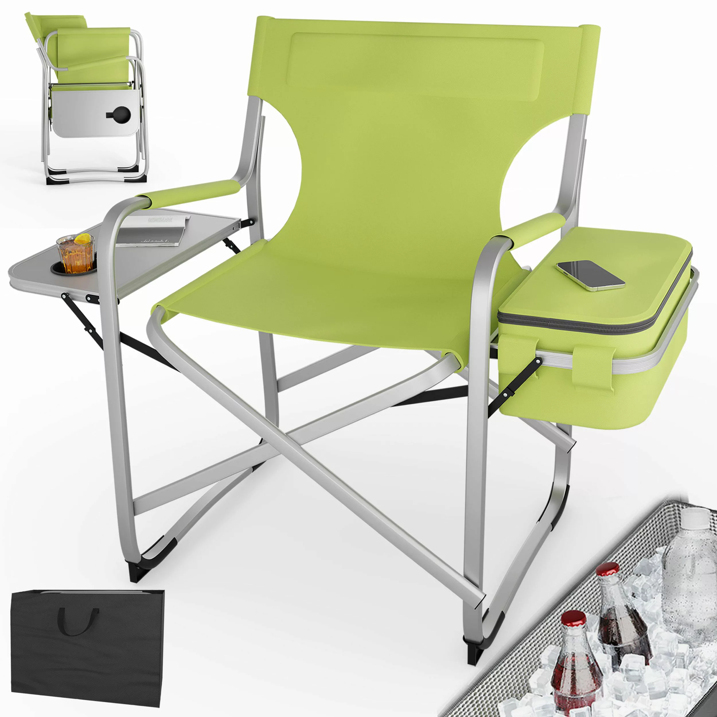 Onbest Campingstuhl mit 16L Kühltasche bis günstig online kaufen