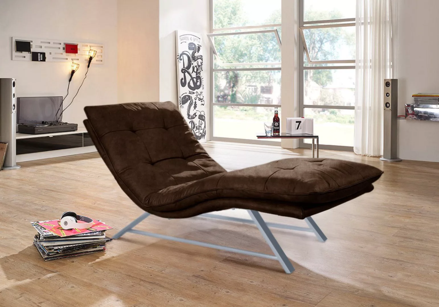 W.SCHILLIG Relaxliege »daily dreams«, in Waffelkissen-Optik, wahlweise mit günstig online kaufen