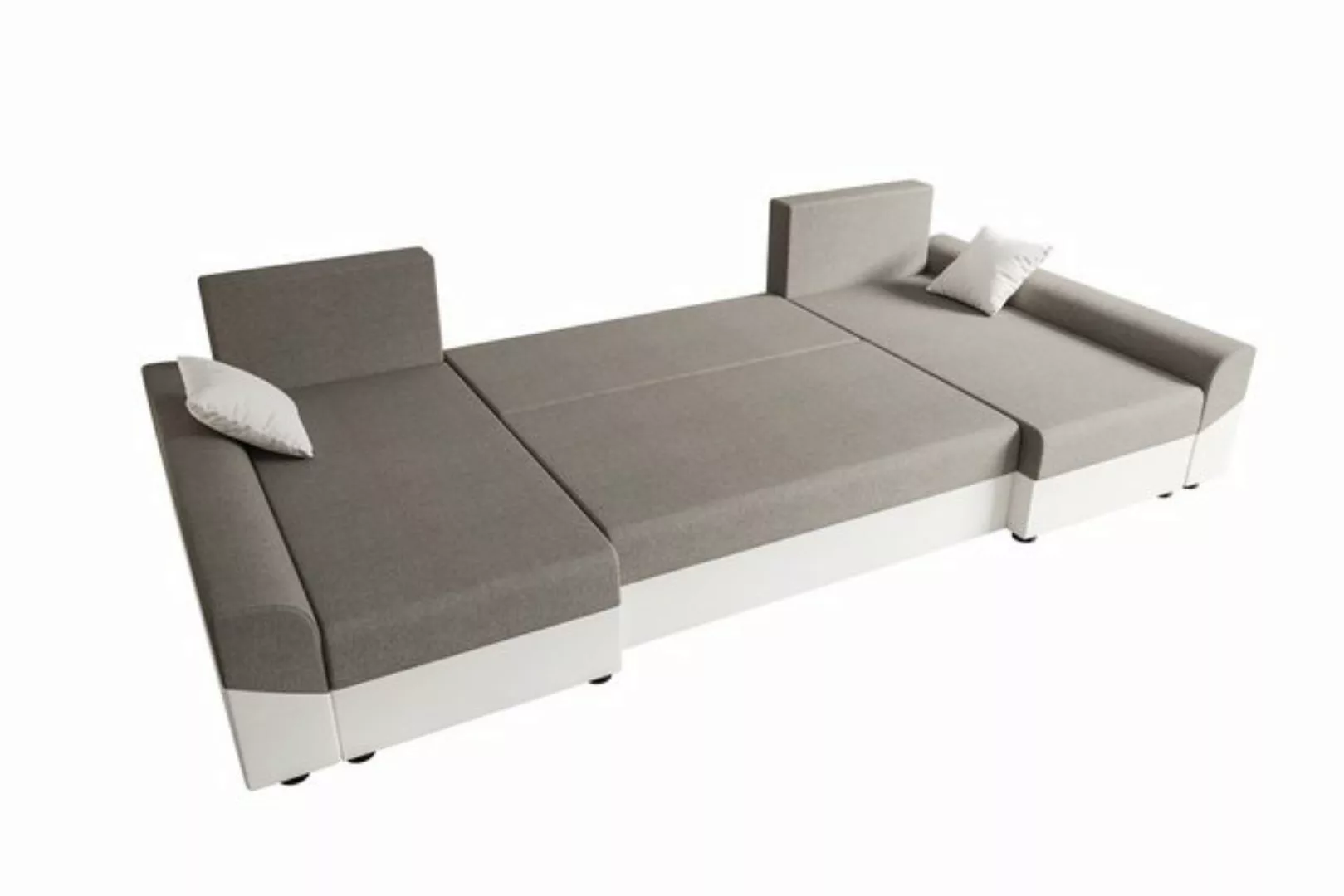 ALTDECOR Wohnlandschaft DENVI-U, Couch mit Schlaffunktion, Wohnzimmer - Woh günstig online kaufen