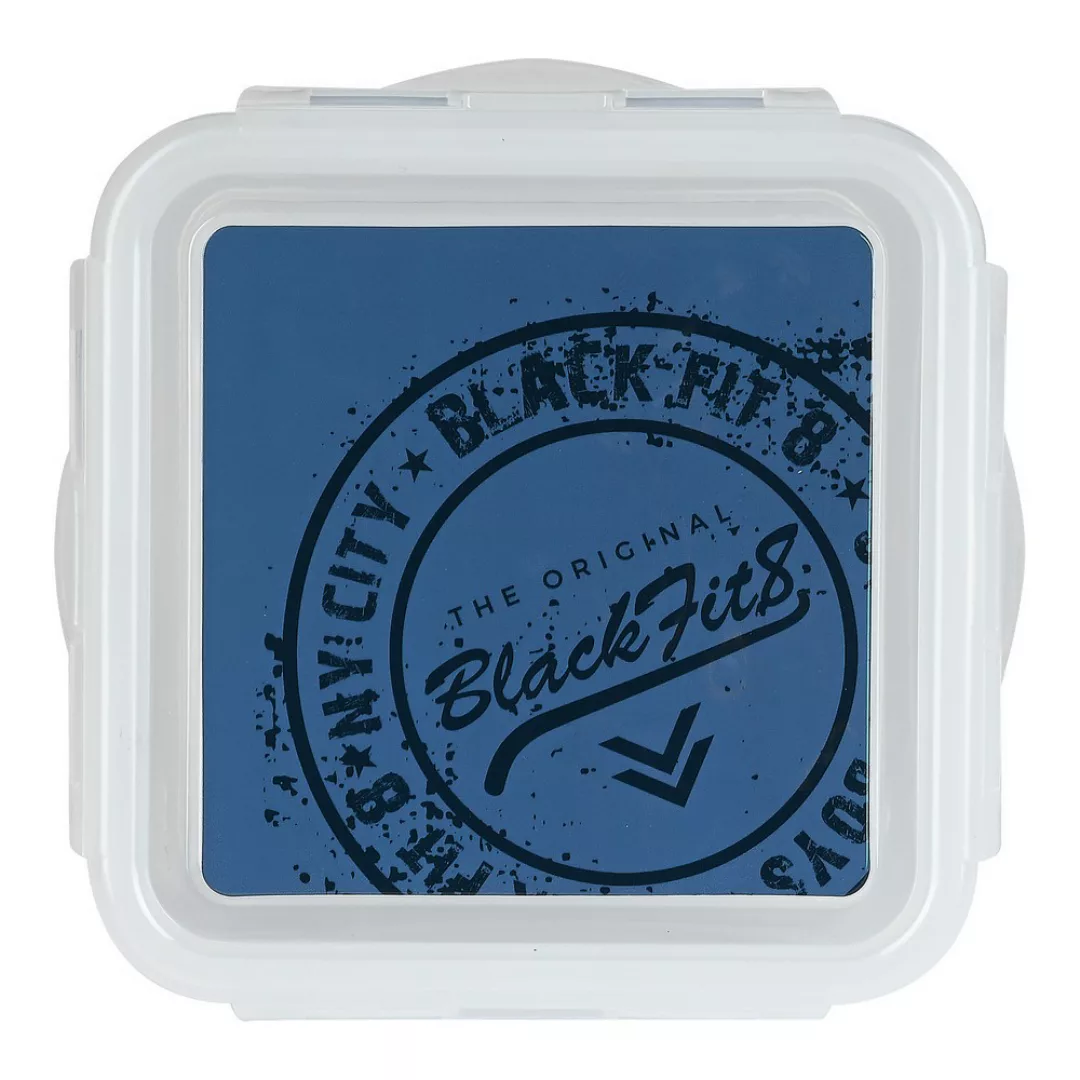 Lunchbox Blackfit8 Stamp Polyurethan Blau (13 X 7.5 X 13 Cm) günstig online kaufen