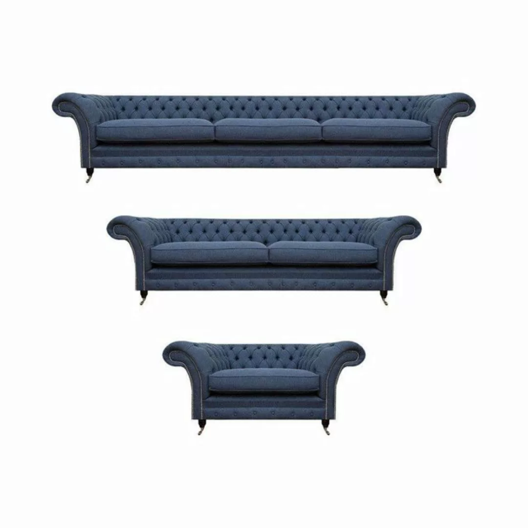 JVmoebel Chesterfield-Sofa Wohnzimmer Sofagarnitur Design Modern Einrichtun günstig online kaufen