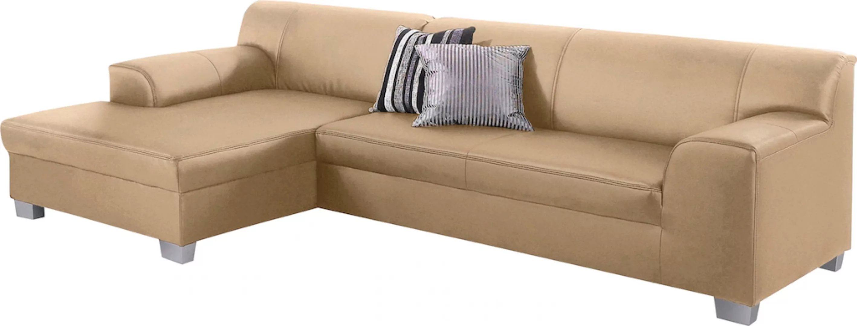 DOMO collection Ecksofa Amando L-Form, wahlweise mit Bettfunktion günstig online kaufen