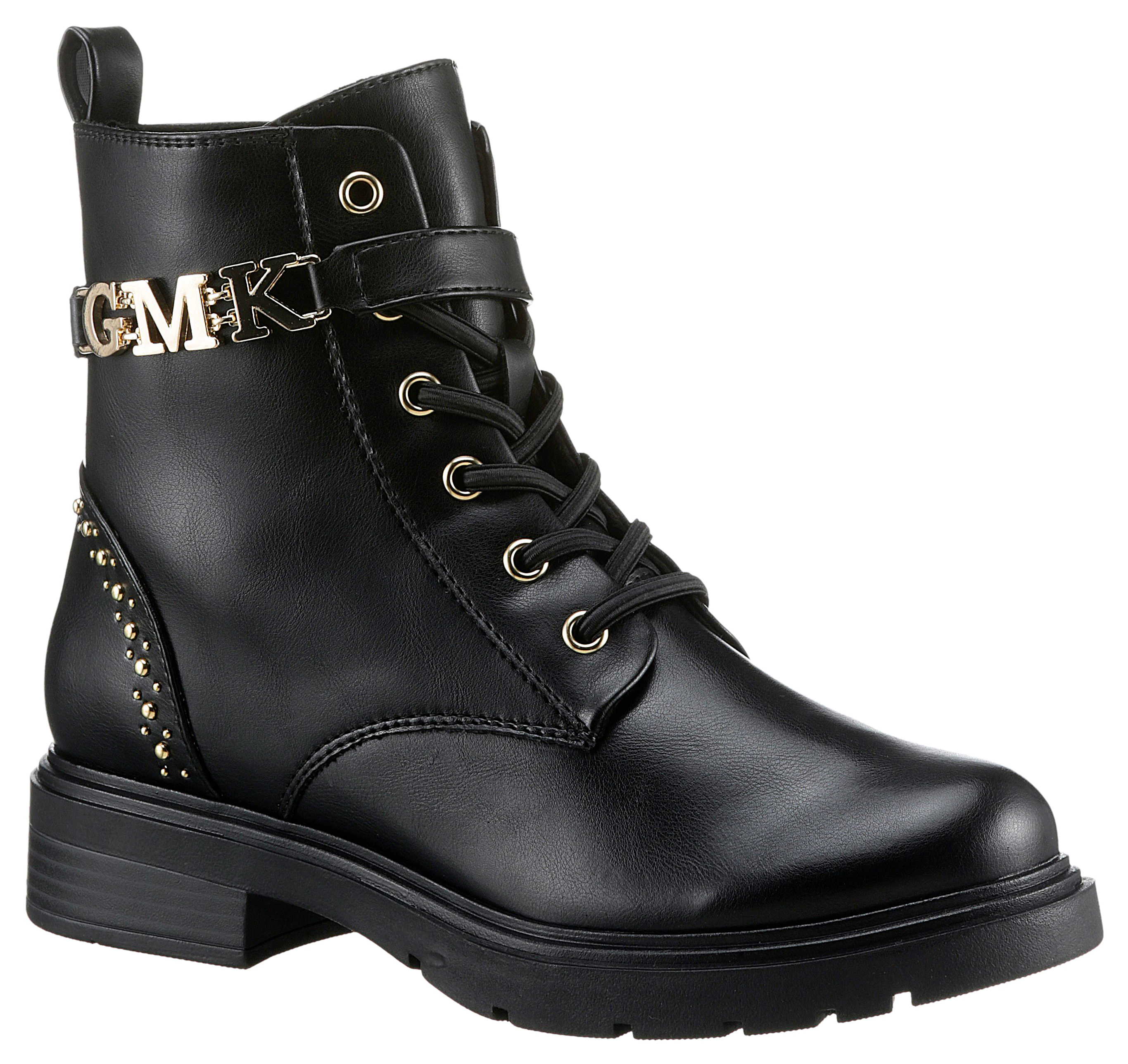 MARCO TOZZI by GMK Schnürboots "VERICO", Blockabsatz, Schnürstiefelette, Ch günstig online kaufen