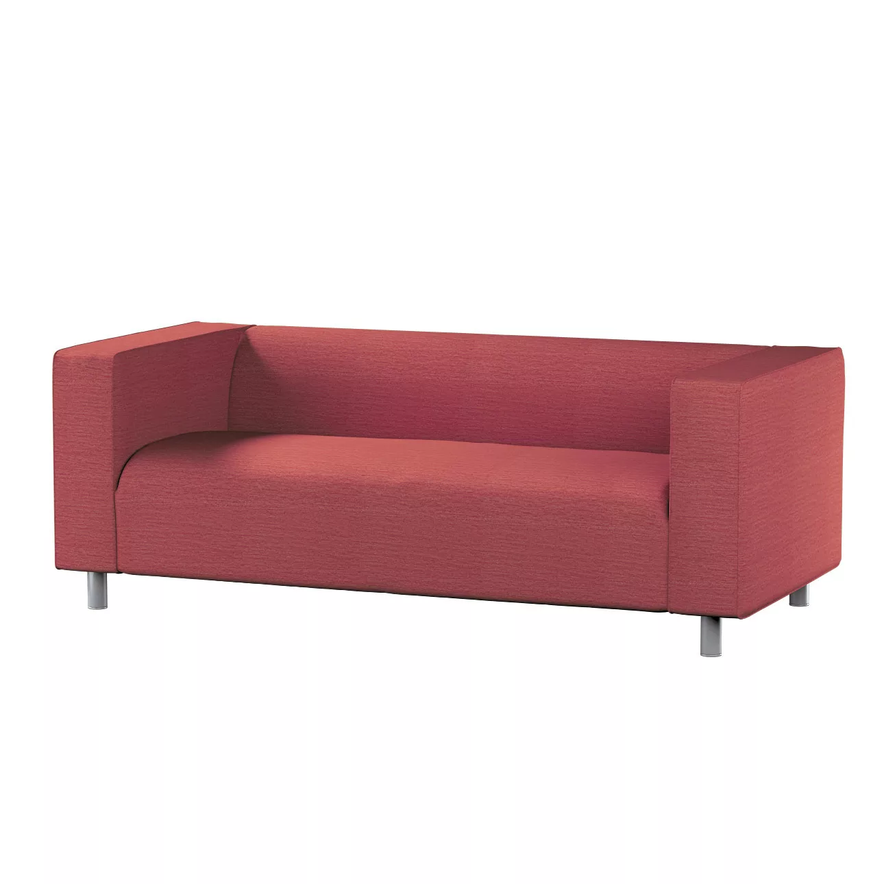 Bezug für Klippan 2-Sitzer Sofa, ziegelrot, Sofahusse, Klippan 2-Sitzer, Ch günstig online kaufen