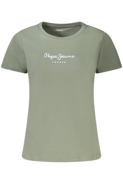 Pepe Jeans T-Shirt Damen Kurzarm T-Shirt Grün - Nachhaltige günstig online kaufen