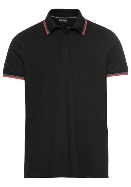 Bruno Banani Poloshirt mit Kontraststreifen an Kragen und Ärmel günstig online kaufen