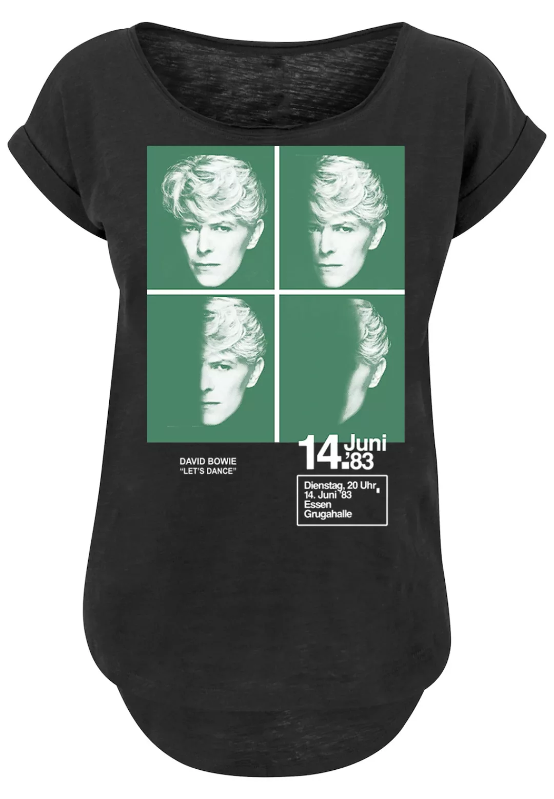 F4NT4STIC T-Shirt "David Bowie 1983 Concert Poster", Print günstig online kaufen