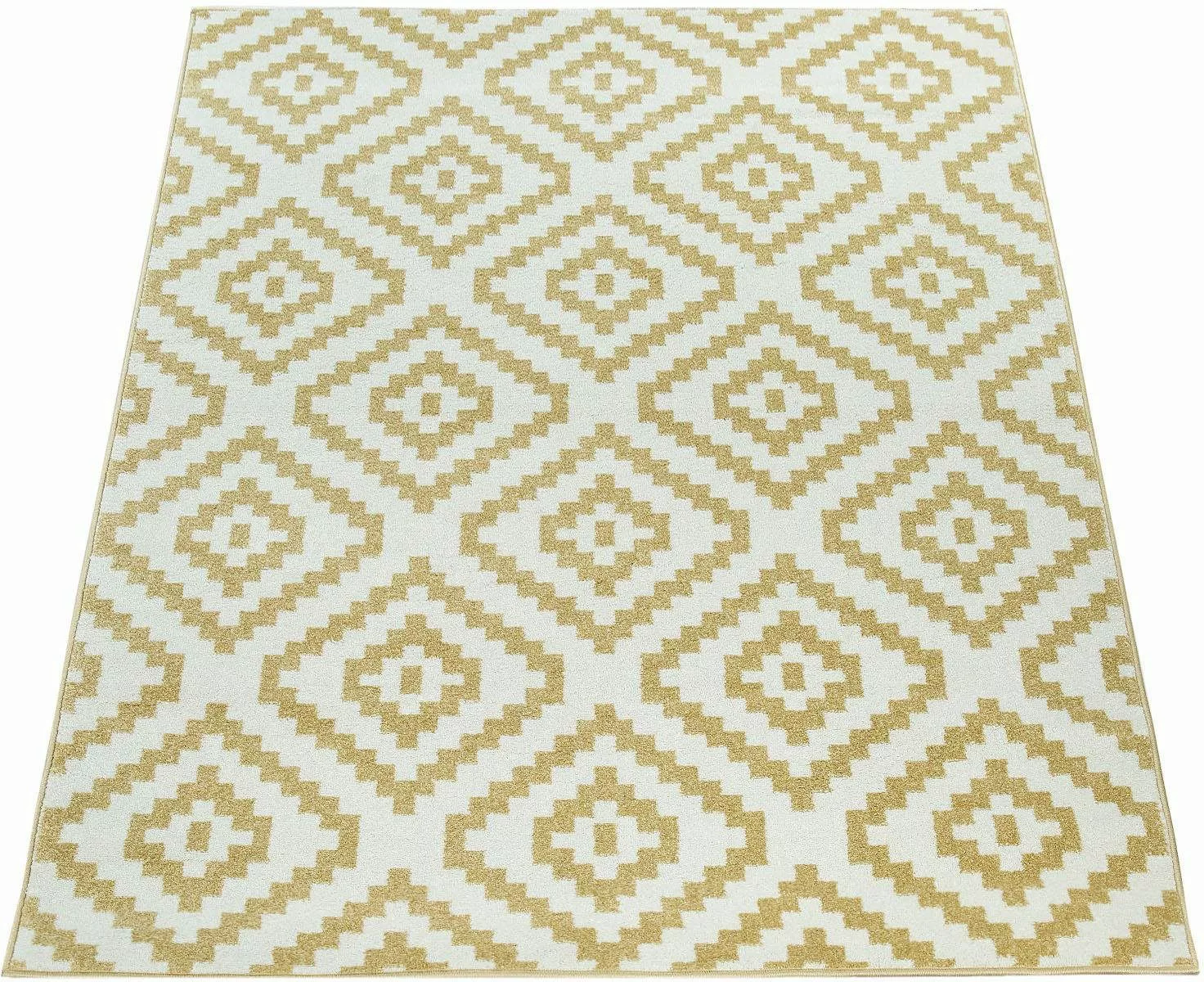 Paco Home Teppich »Stella 400«, rechteckig, 16 mm Höhe, Kurzflor, Pastell F günstig online kaufen