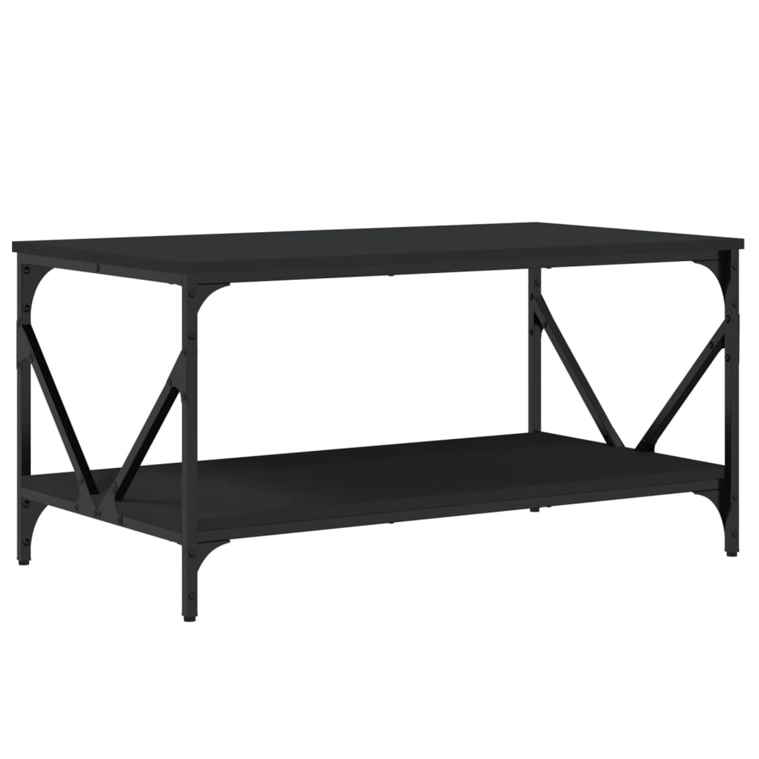 vidaXL Couchtisch Schwarz 90x50x45 cm Holzwerkstoff Modell 1 günstig online kaufen