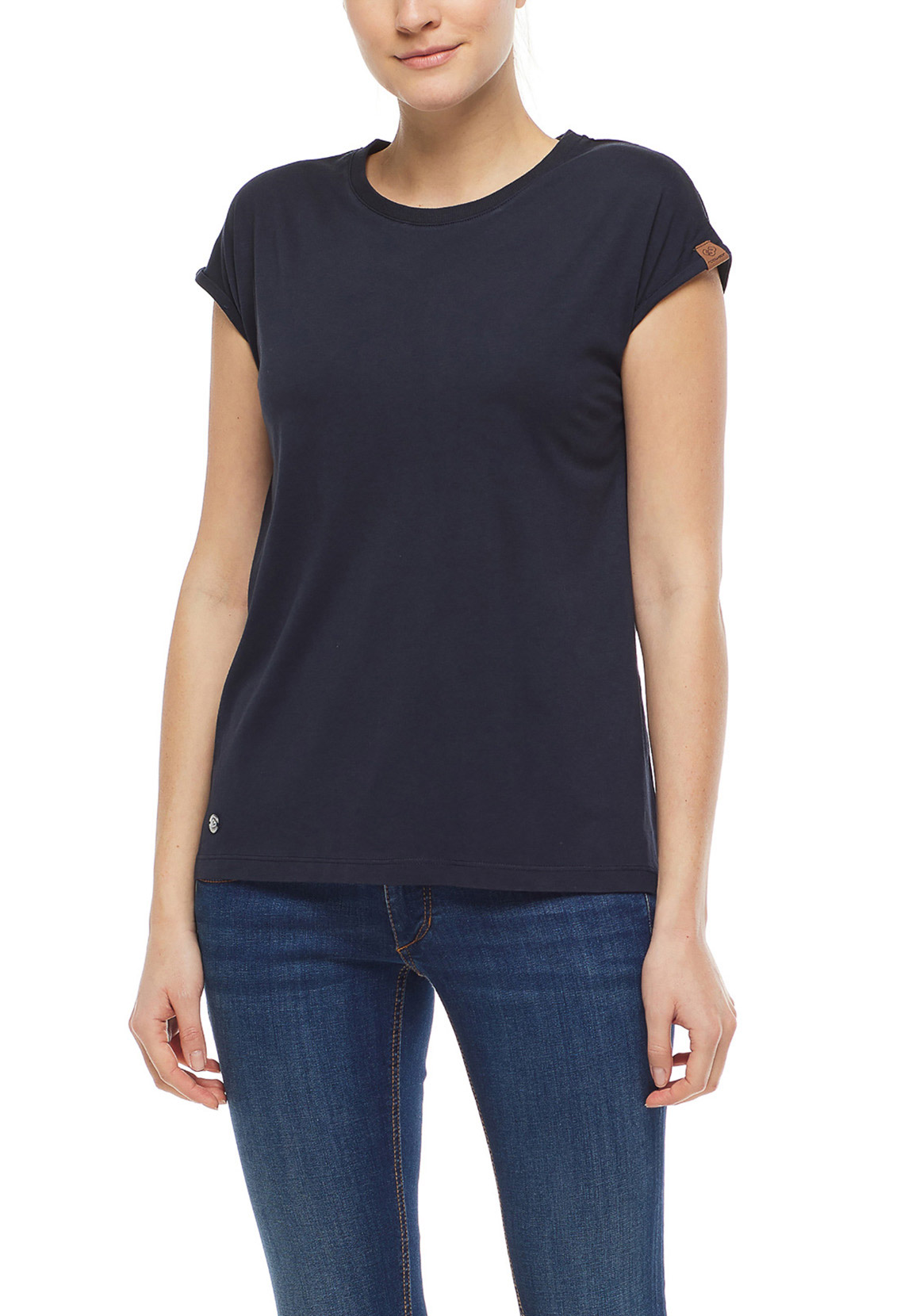Ragwear Damen T-Shirt DIONE 2121-10006 Navy 2028 Dunkelblau günstig online kaufen
