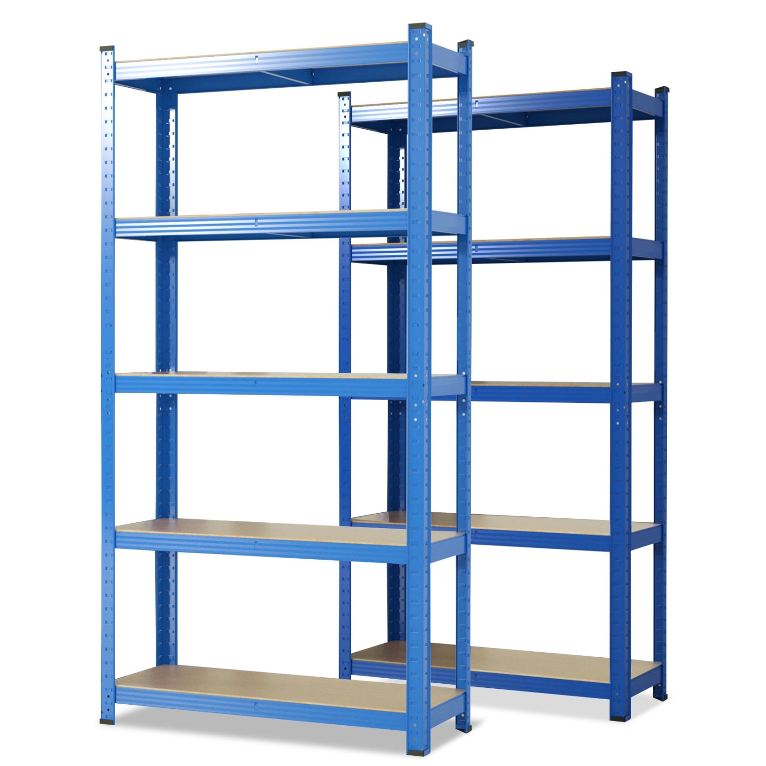 KARAT Schwerlastregal Odin 2er Set Traglast bis 875 kg Blau 200 x 100 x 50 günstig online kaufen