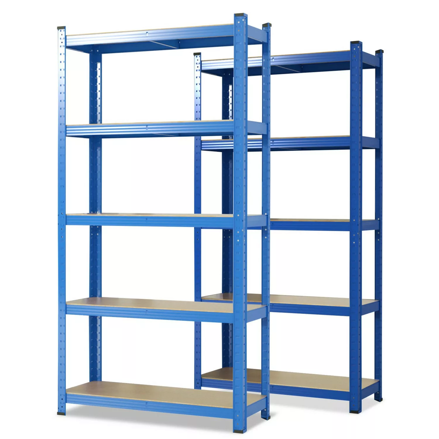 KARAT Schwerlastregal Odin 2er Set Traglast bis 875 kg Blau 150 x 75 x 30 c günstig online kaufen