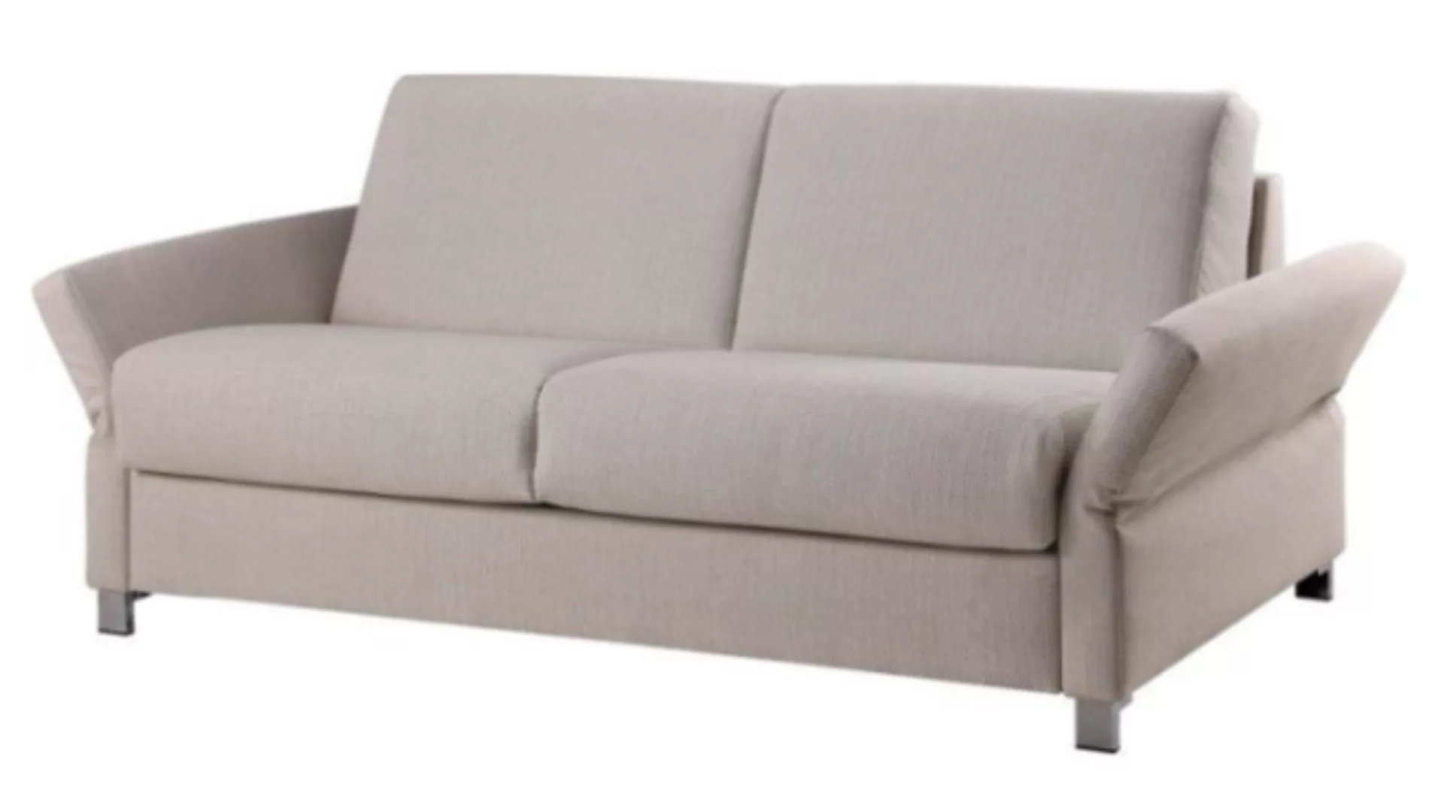 Schlafsofa Bettsofa mit Matratze 140x200 cm Messina Taupe von BALI günstig online kaufen