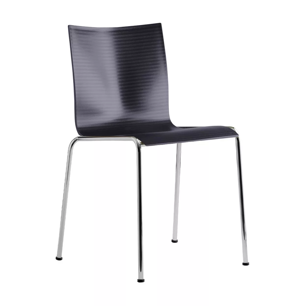 Engelbrechts - Chairik XL121 Stuhl - schwarz/Kunststoff/Gestell: 18mm Rohr günstig online kaufen