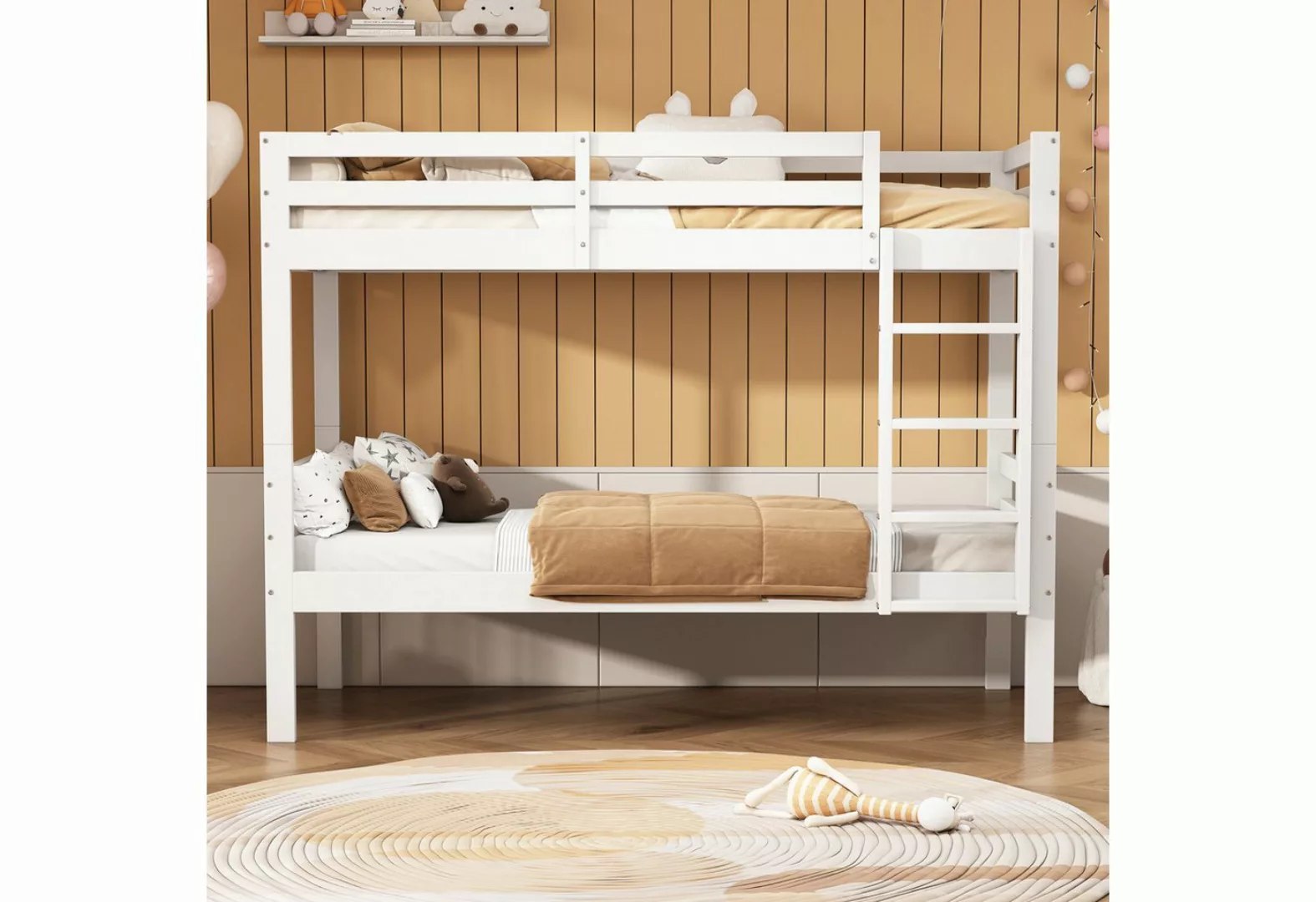 MODFU Etagenbett Kinderbett Gästebett Holzbett (Kinderbett mit dreistufiger günstig online kaufen