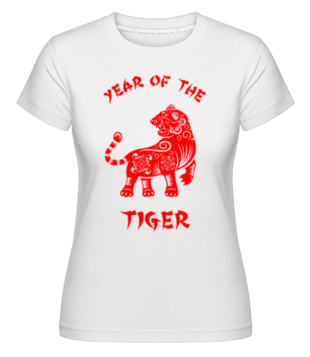 Chinese Zodiac Year Of The Tiger · Shirtinator Frauen T-Shirt günstig online kaufen
