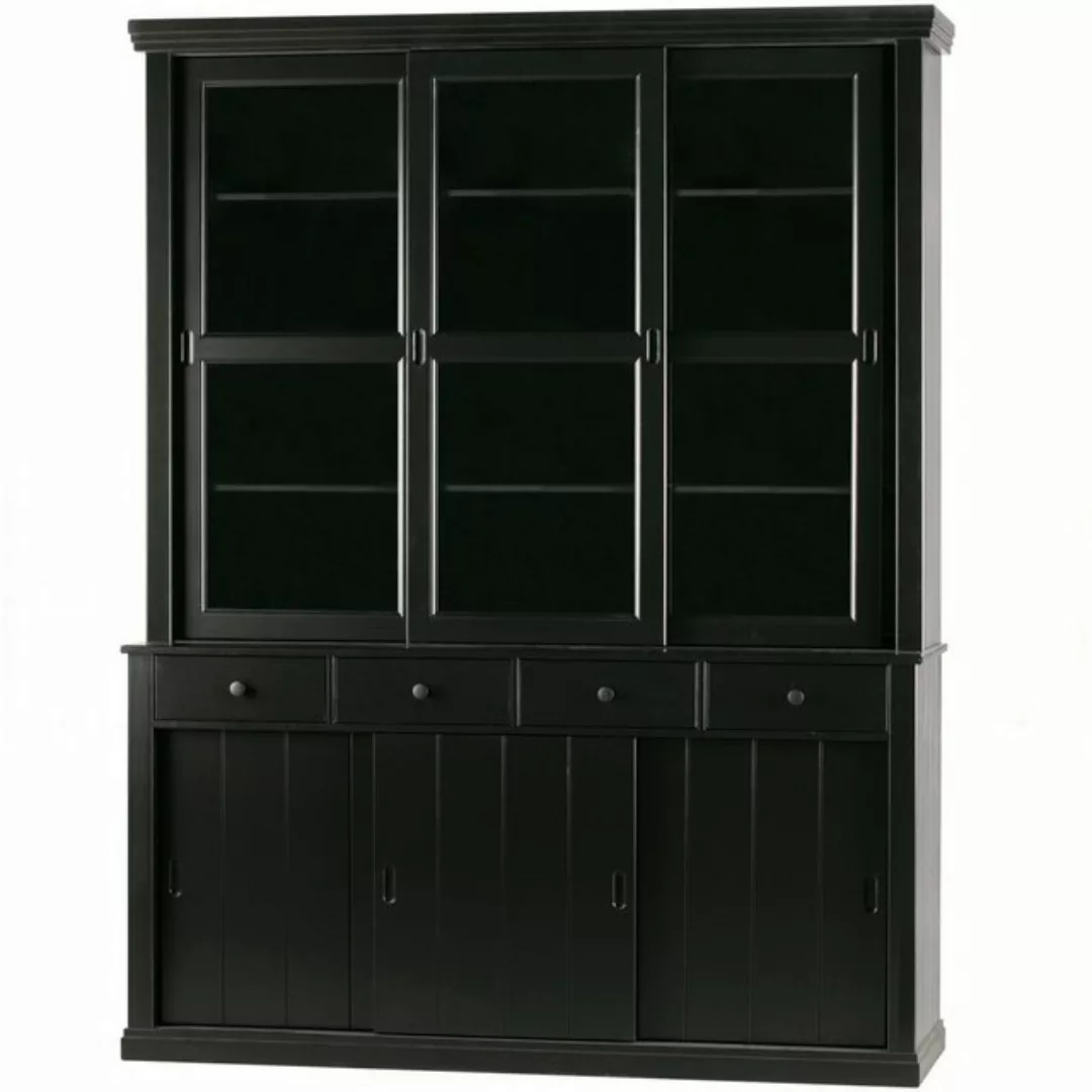 WOOOD Buffet "Lagos", viel Stauraum, mit Glastüren, H 213 cm x B 163 cm günstig online kaufen