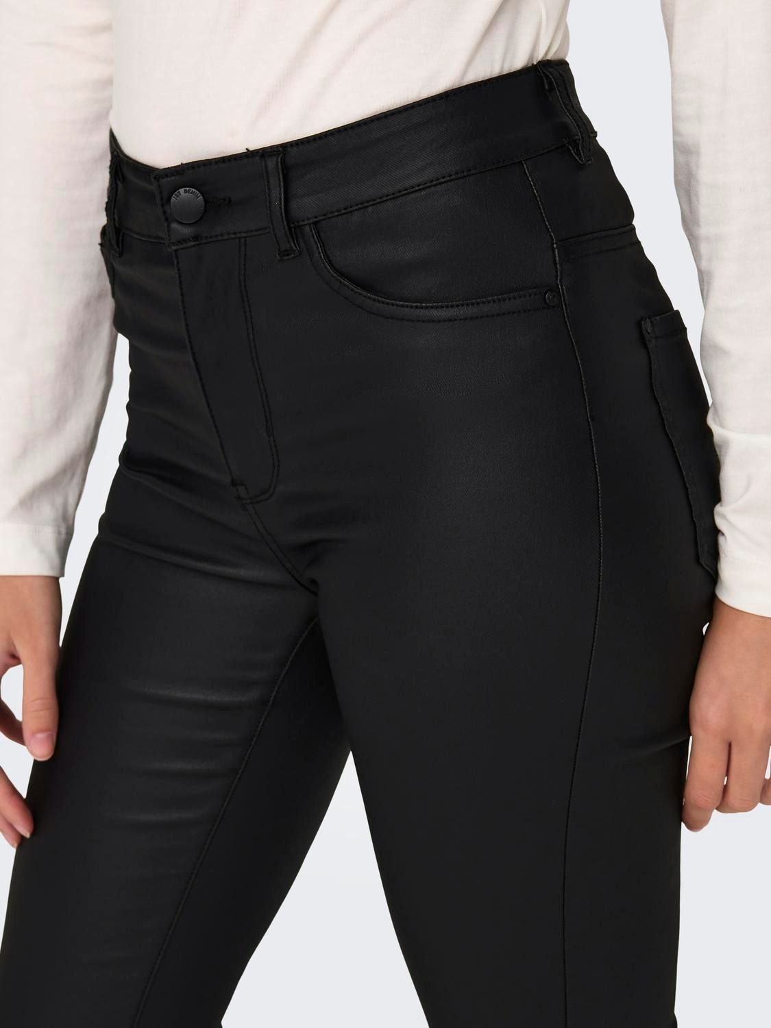 JDY Lederimitathose JDYNEWTHUNDER COATED HIGH SKN günstig online kaufen