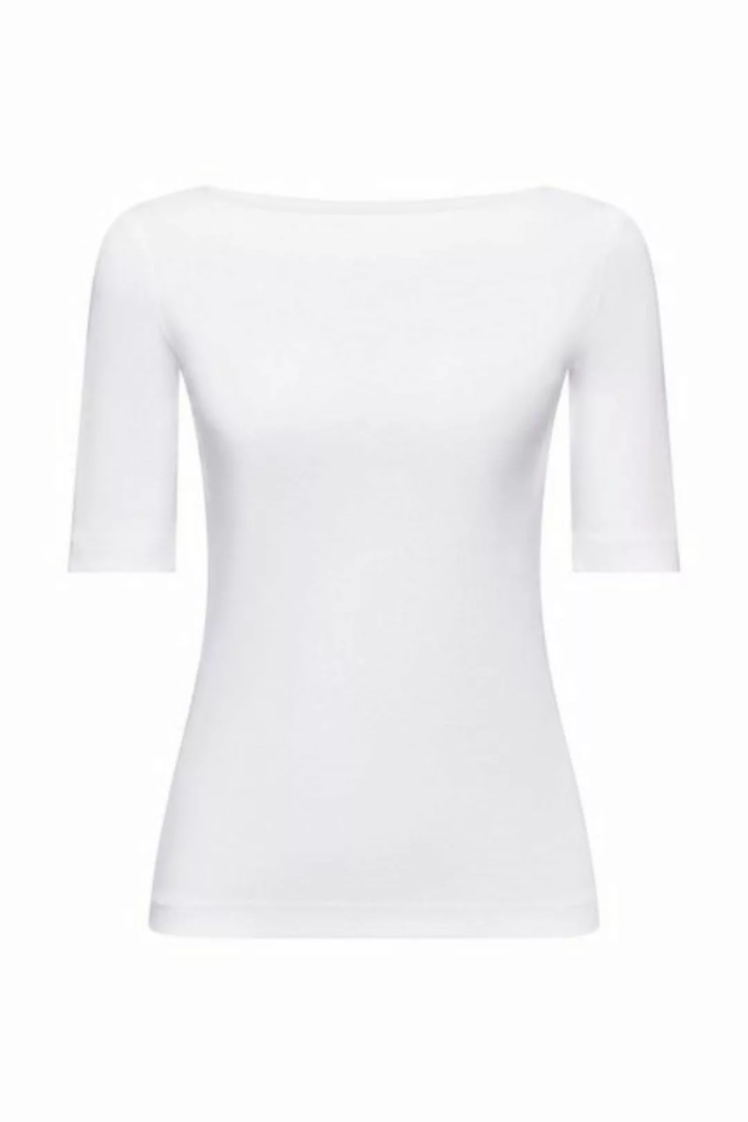 Esprit T-Shirt T-Shirt mit Bootausschnitt (1-tlg) günstig online kaufen