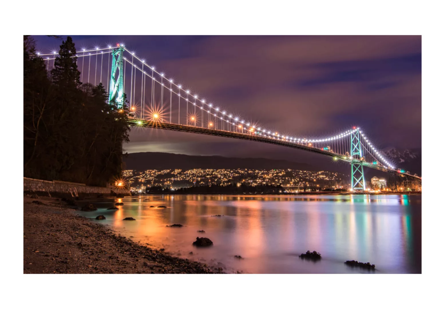Fototapete - Lions Gate Bridge - Vancouver (canada) günstig online kaufen