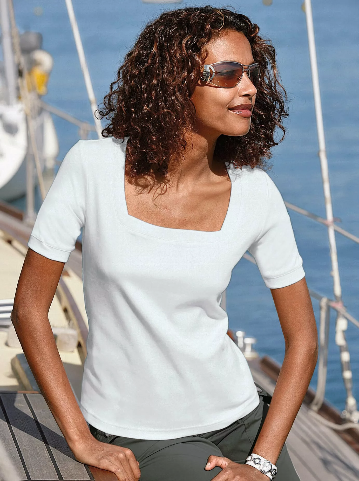 Casual Looks Kurzarmshirt "Shirt", (1 tlg.) günstig online kaufen