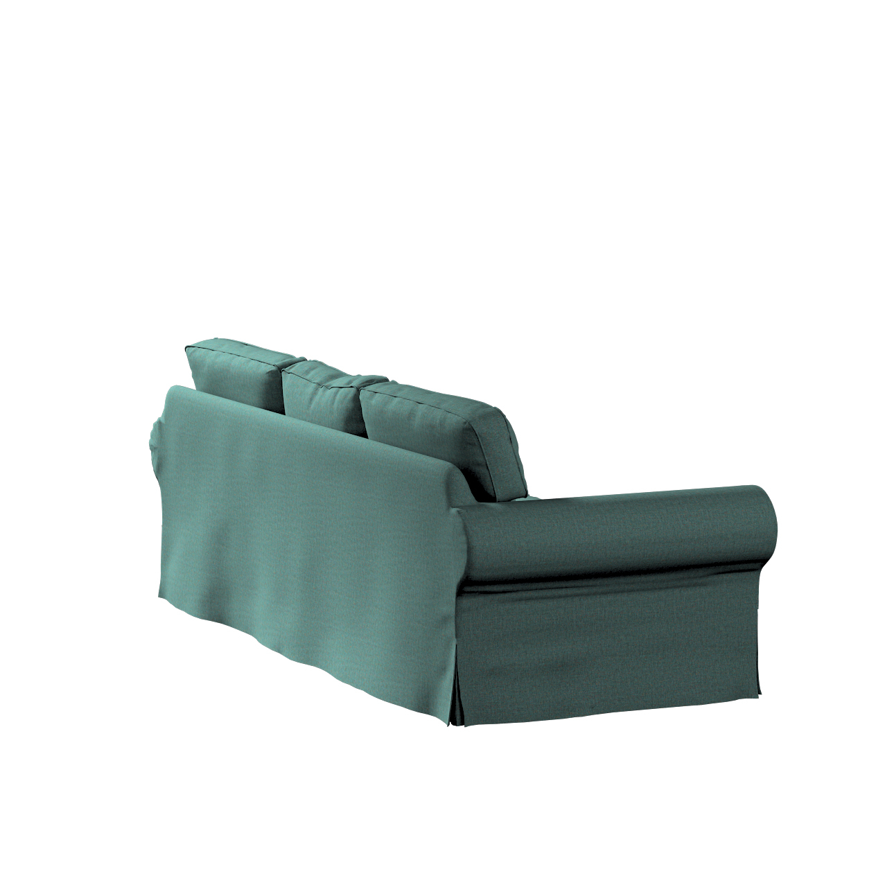 Bezug für Ektorp 3-Sitzer Schlafsofa, neues Modell (2013), türkis, 40cm x 3 günstig online kaufen