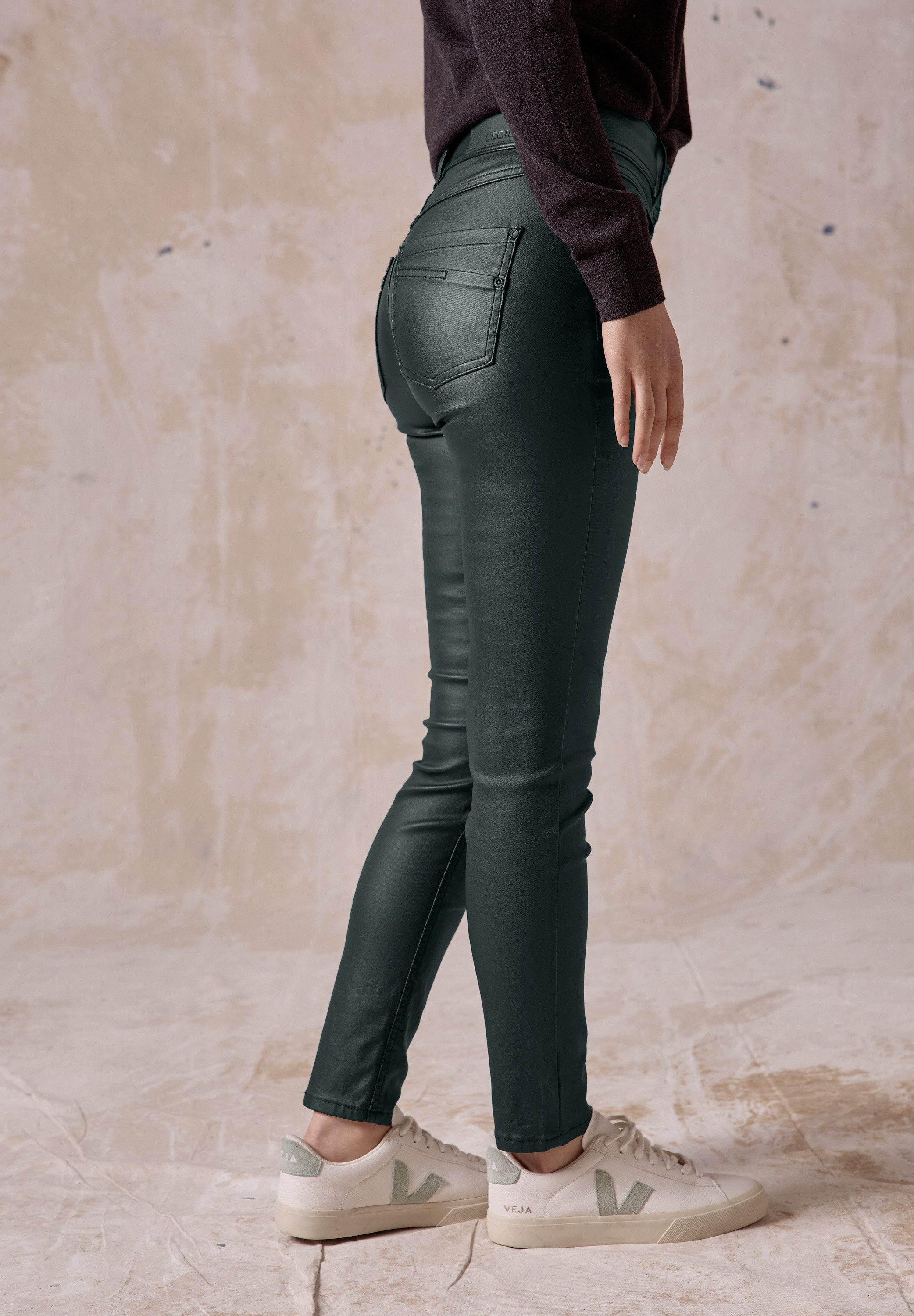 CECIL Lederimitathose SCARLETT im Five-Pocket Style günstig online kaufen