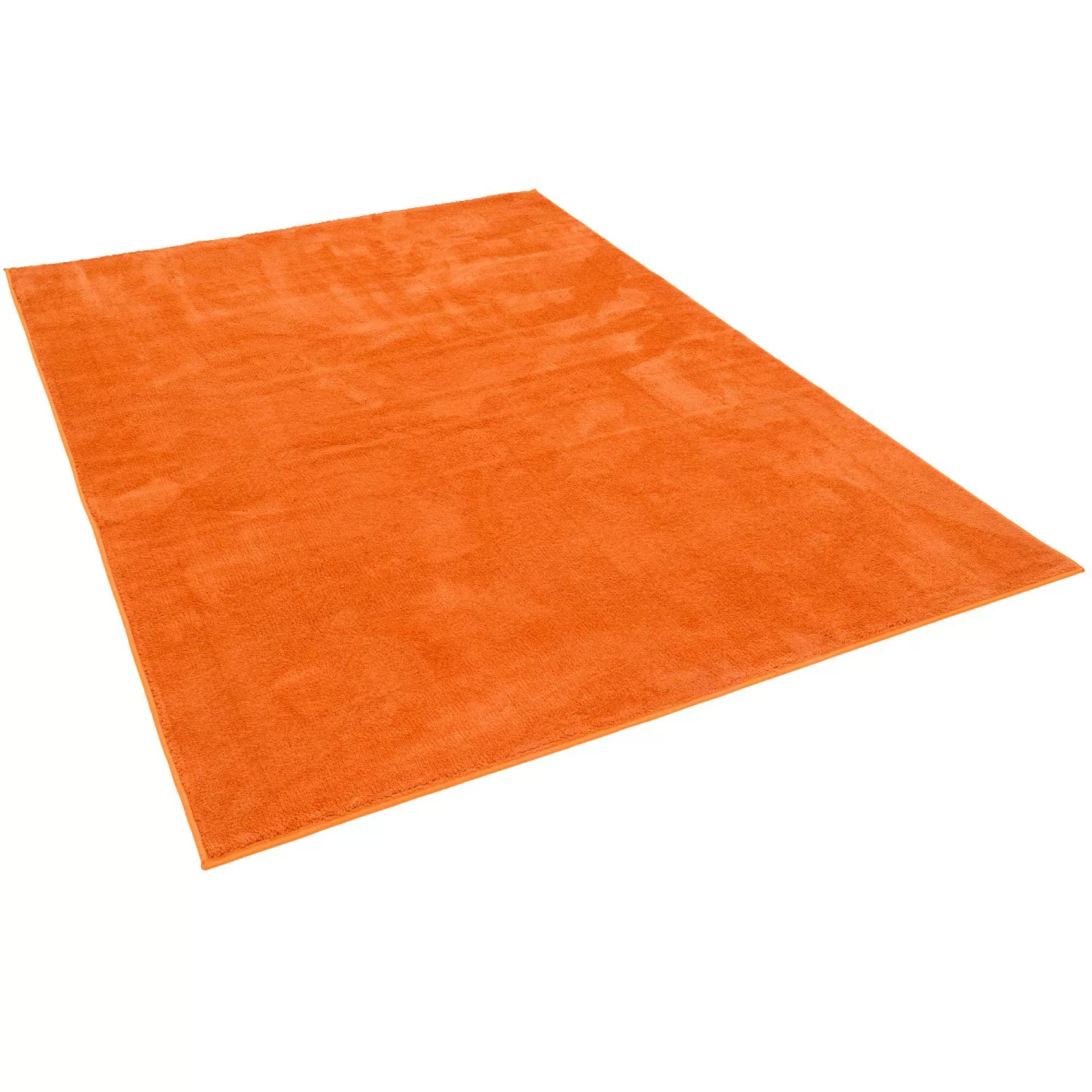 Pergamon Luxus Super Soft Hochflor Langflor Teppich Melia Orange 120x170cm günstig online kaufen