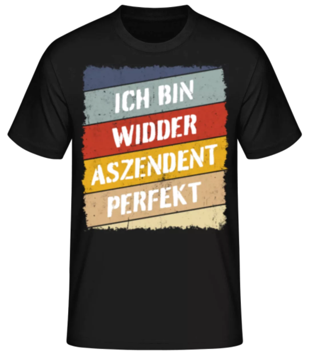 Widder Aszendent Perfekt Retro Stil · Männer Basic T-Shirt günstig online kaufen