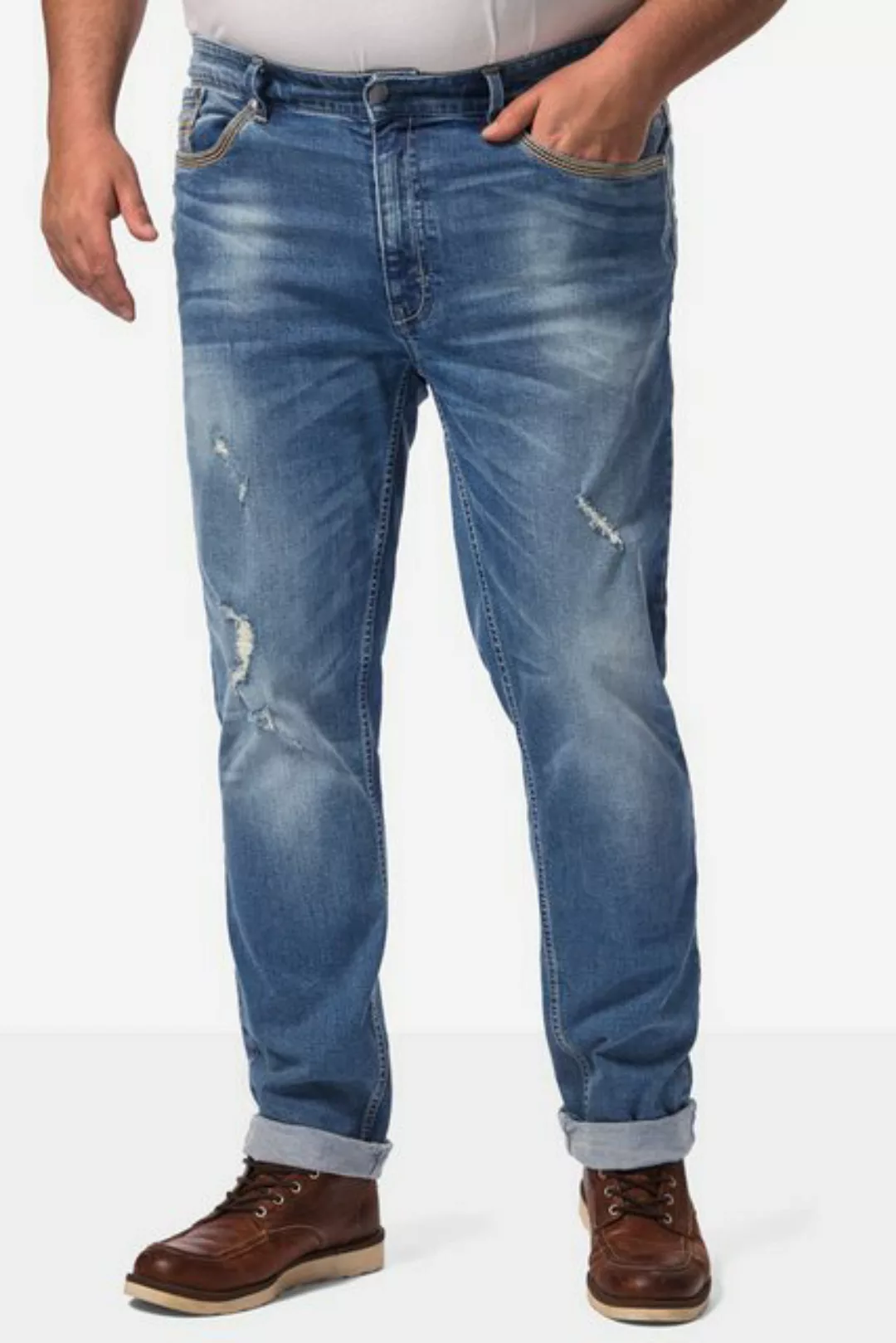 John F. Gee 5-Pocket-Jeans John F. Gee Jeans Kontraste 5-Pocket bis 72/36 günstig online kaufen