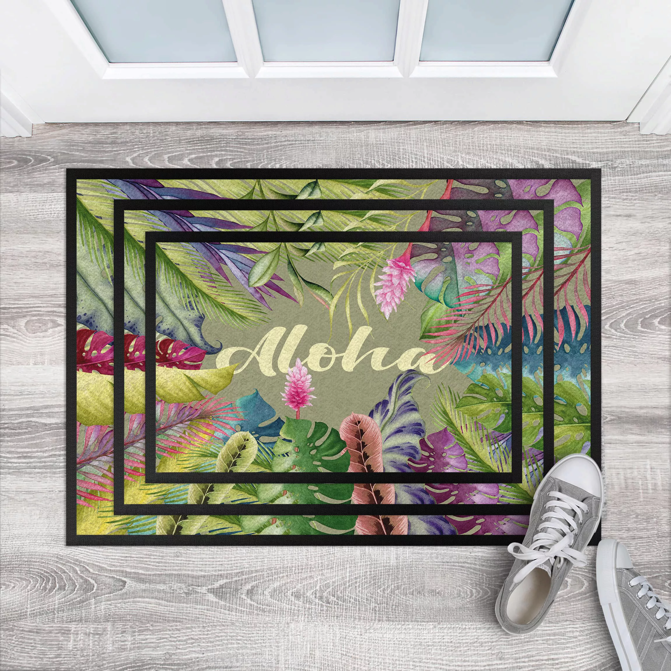 Fußmatte Blumen Tropical Aloha günstig online kaufen