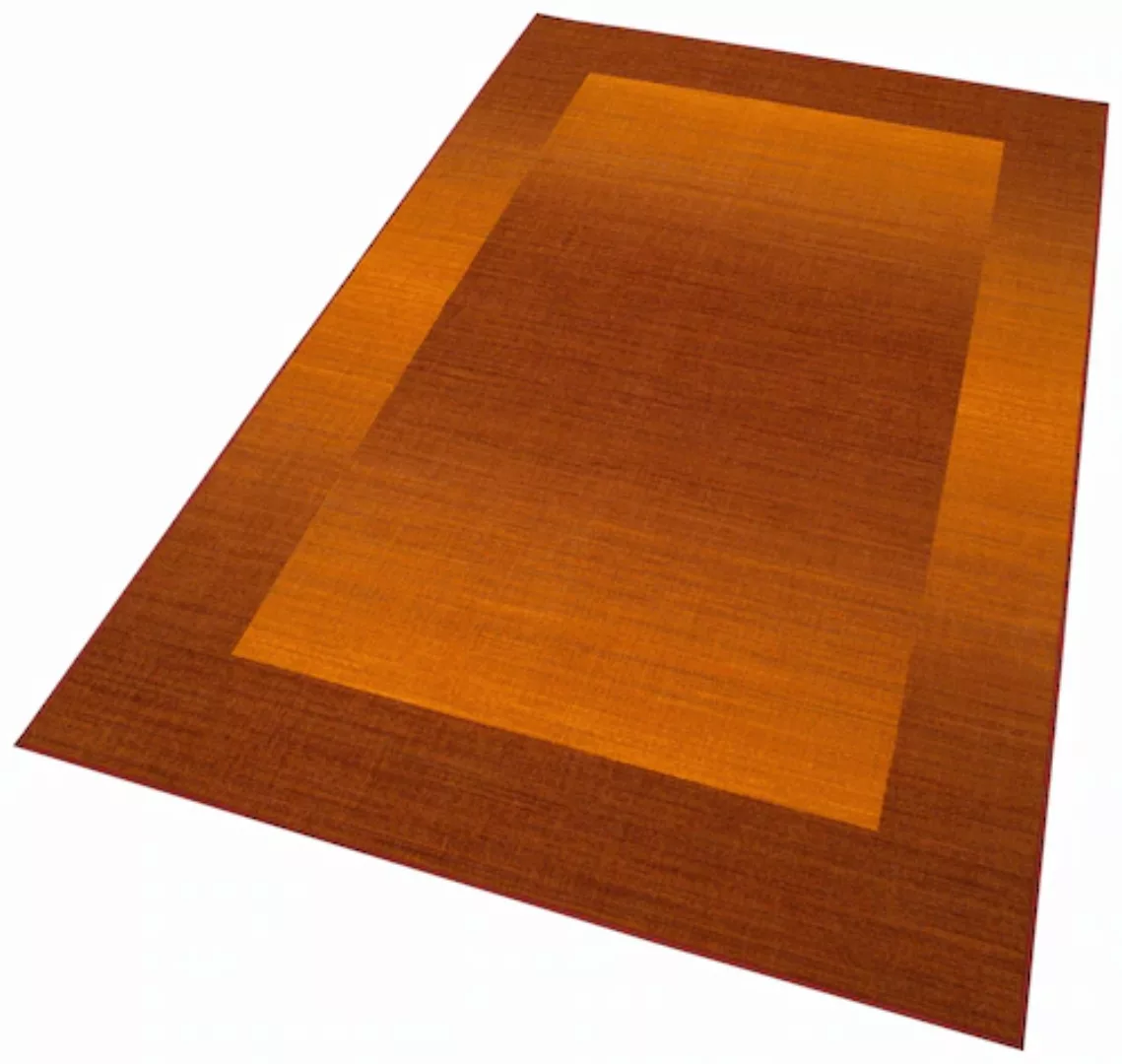 THEKO Teppich »Gabbeh Ideal«, rechteckig, moderner Farbverlauf, mit Bordüre günstig online kaufen