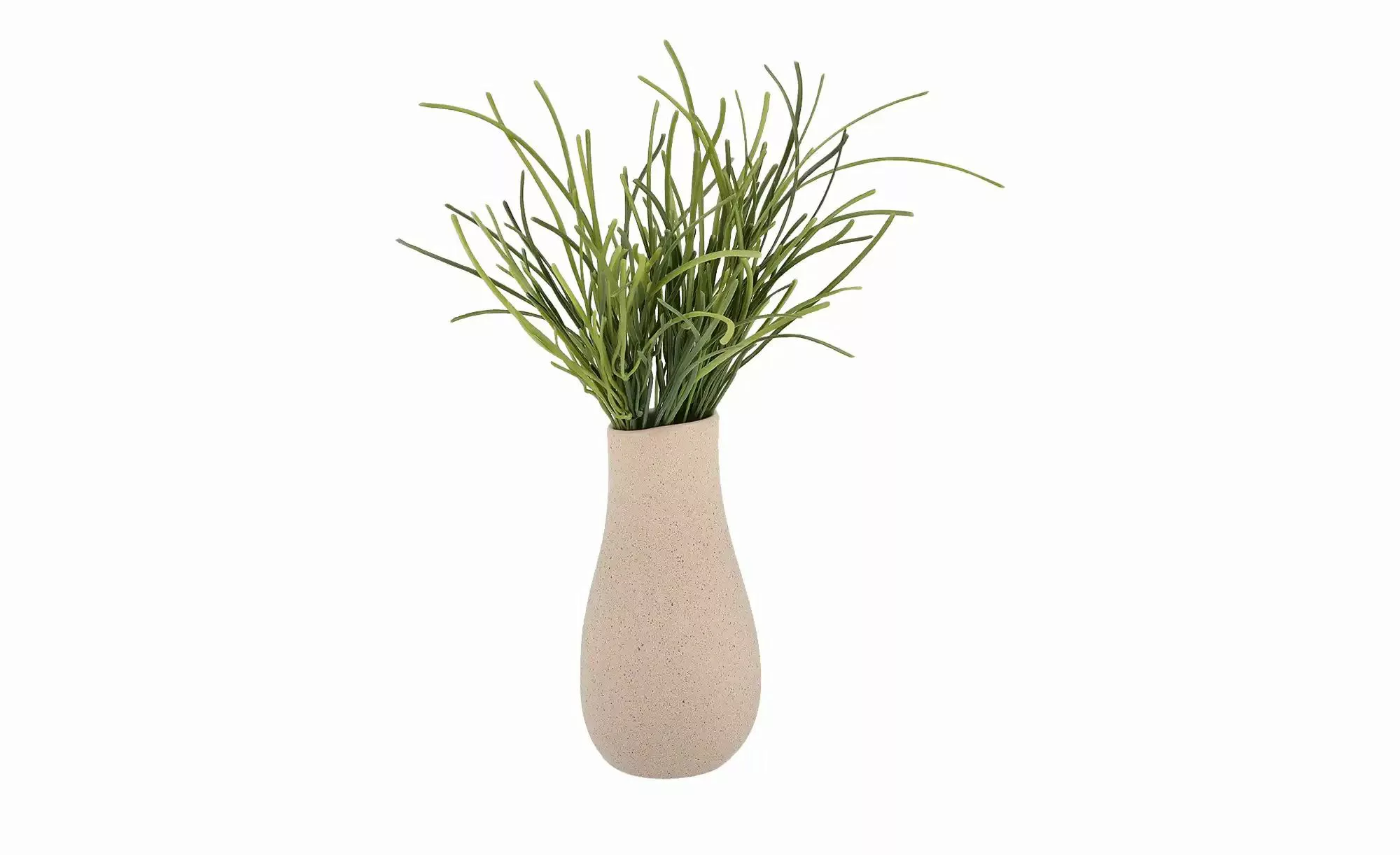 Vase ¦ beige ¦ Steinzeug ¦ Maße (cm): H: 19  Ø: 10 Accessoires > Vasen - Hö günstig online kaufen