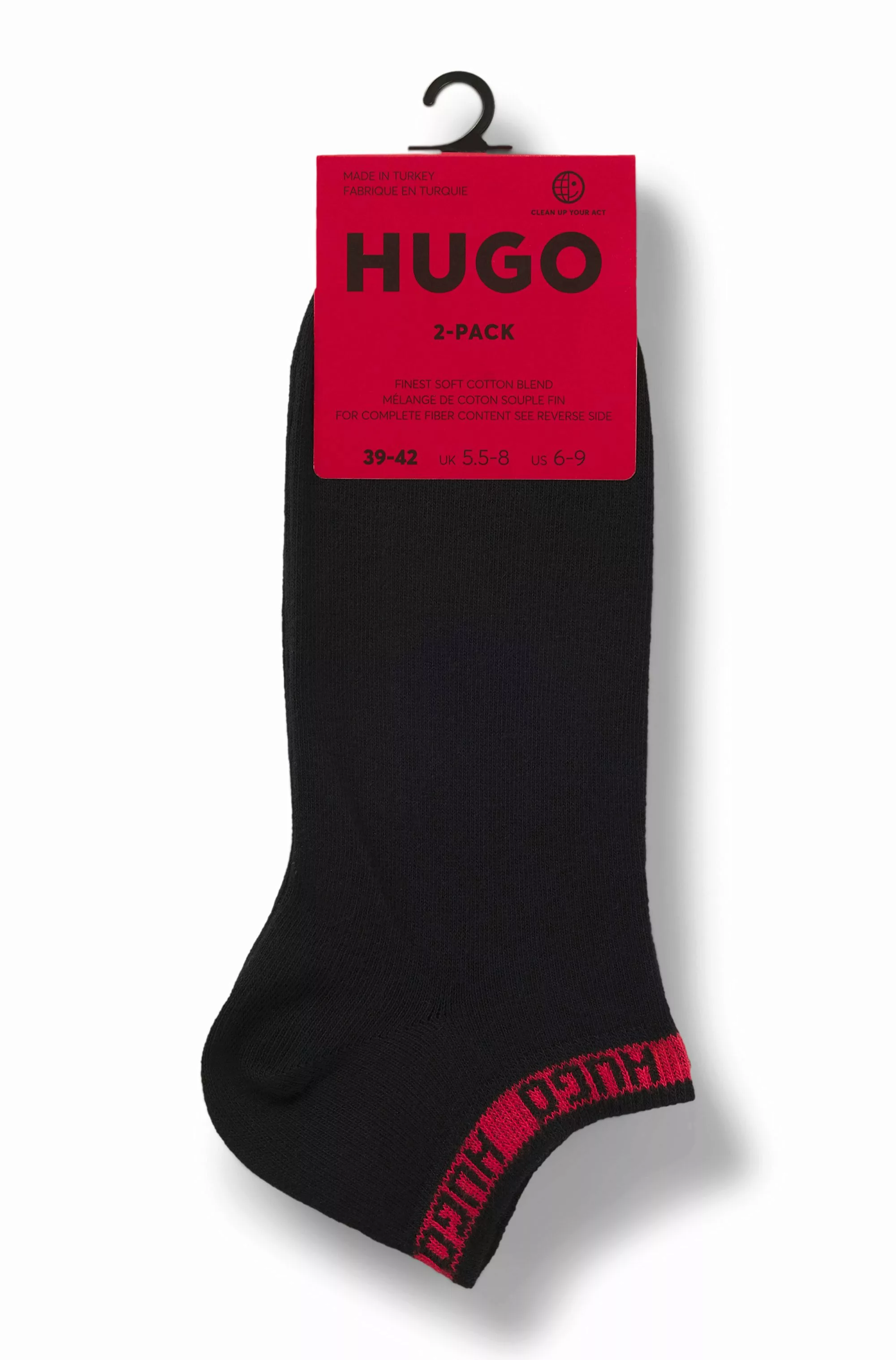 HUGO Underwear Freizeitsocken "2P AS TAPE CC", (Packung, 2er Pack), mit Log günstig online kaufen