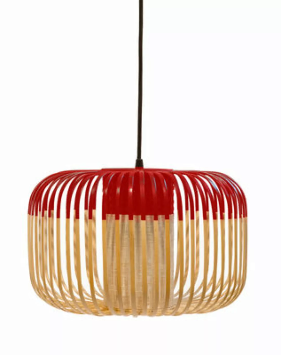 Forestier Bamboo Light S Pendellampe 35 cm rot günstig online kaufen