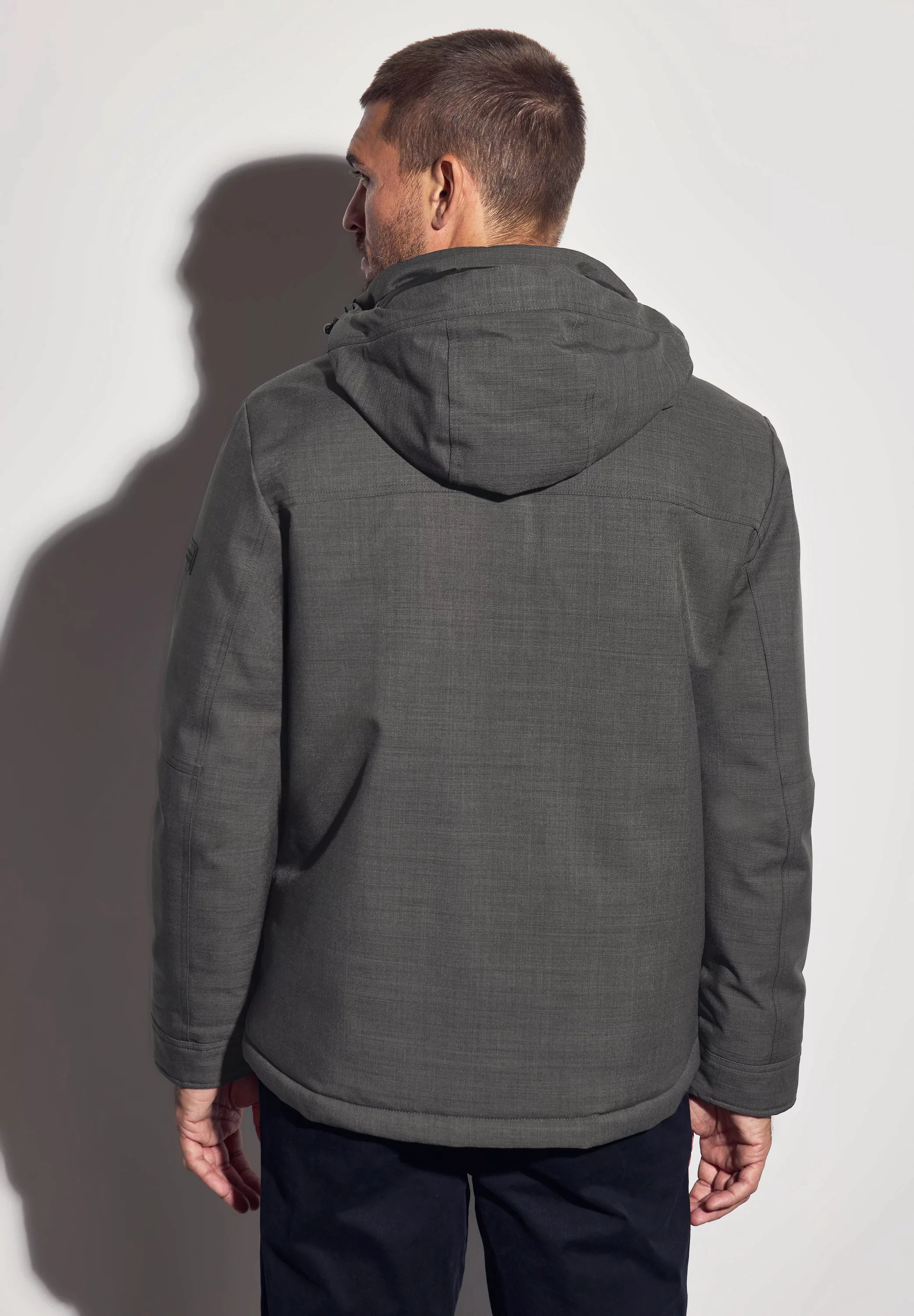 STREET ONE MEN Funktionsjacke, mit Kapuze, mit abnehmbarer Kapuze günstig online kaufen