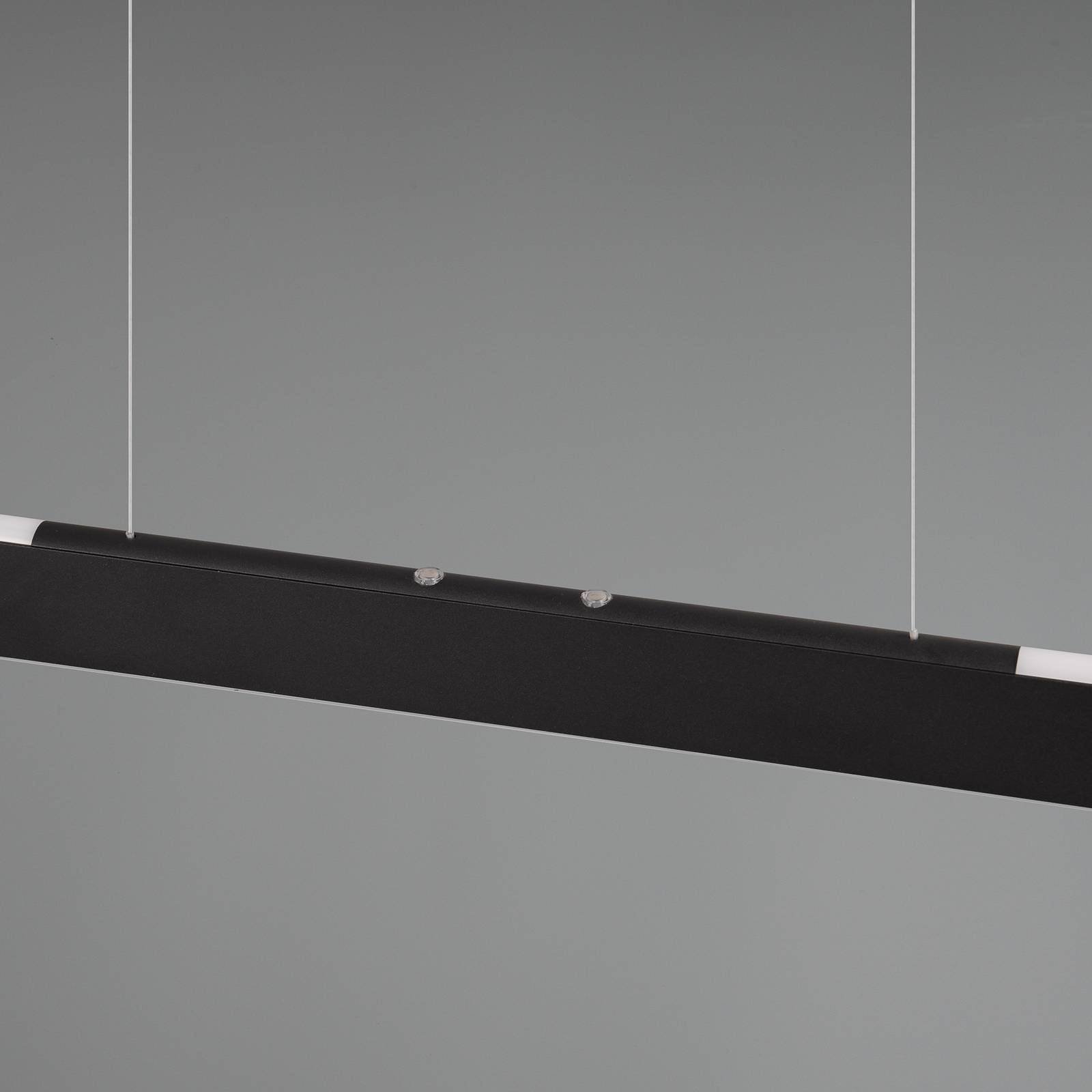 LED-Hängelampe Helios, schwarz, höhenverstellbar dimmbar CCT günstig online kaufen