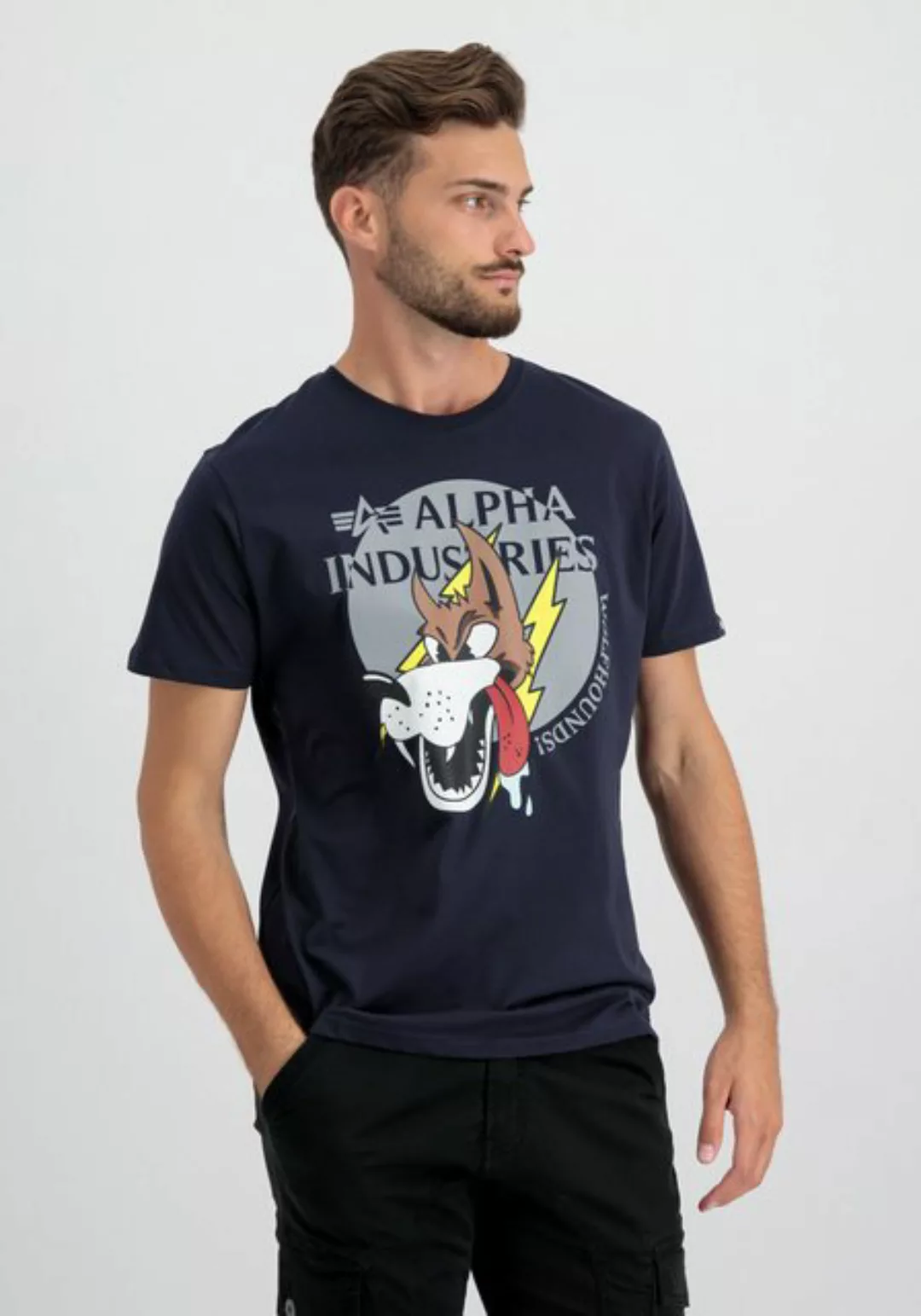 Alpha Industries T-Shirt Alpha Industries Men - T-Shirts Wolfhounds T-Shirt günstig online kaufen