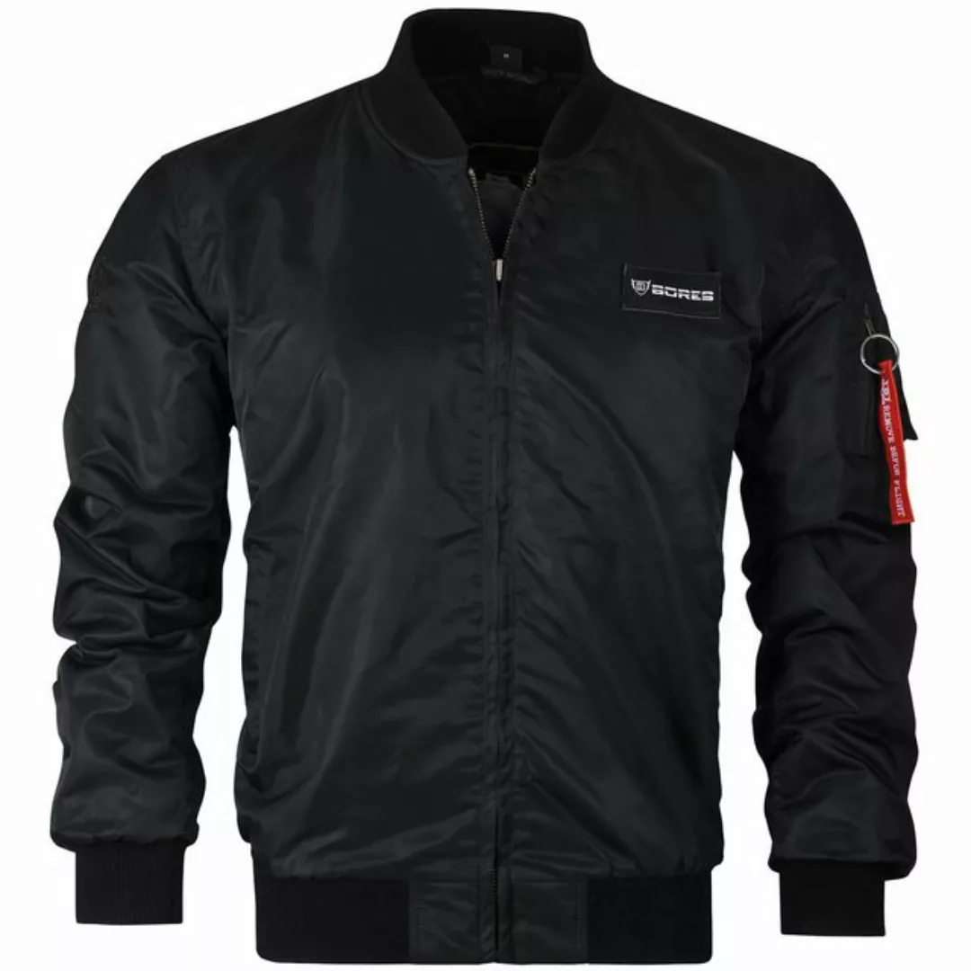 Bores Motorradjacke Bores Bomber Motorradjacke schwarz L günstig online kaufen