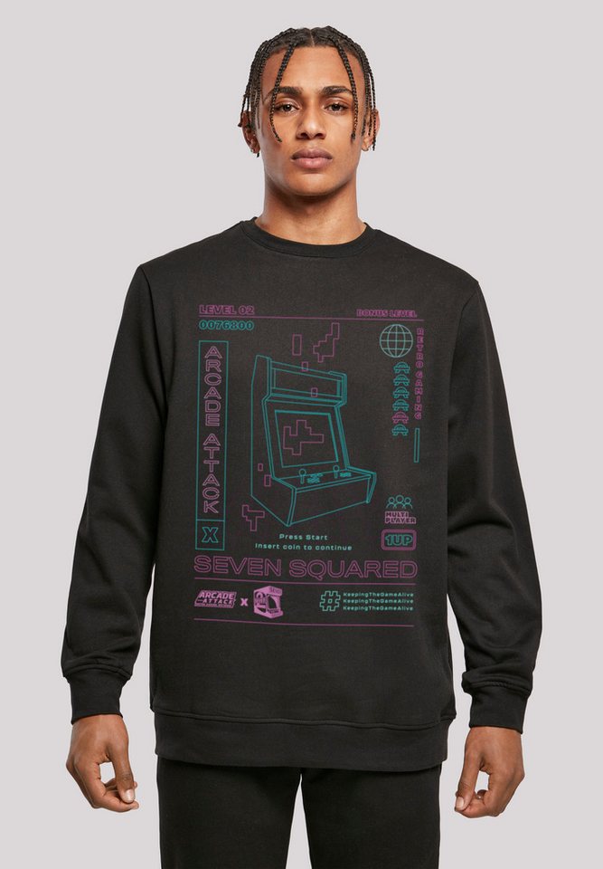 F4NT4STIC Kapuzenpullover Retro Gaming Arcade Attack Print günstig online kaufen