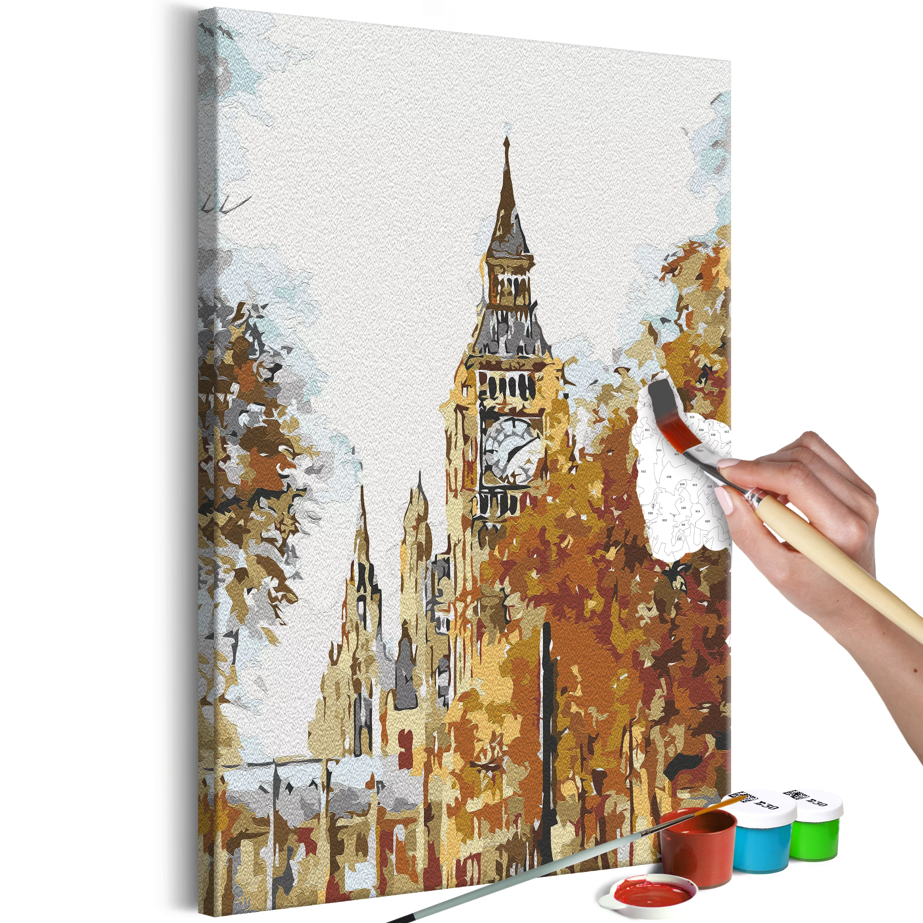 Malen Nach Zahlen - Autumn In London günstig online kaufen