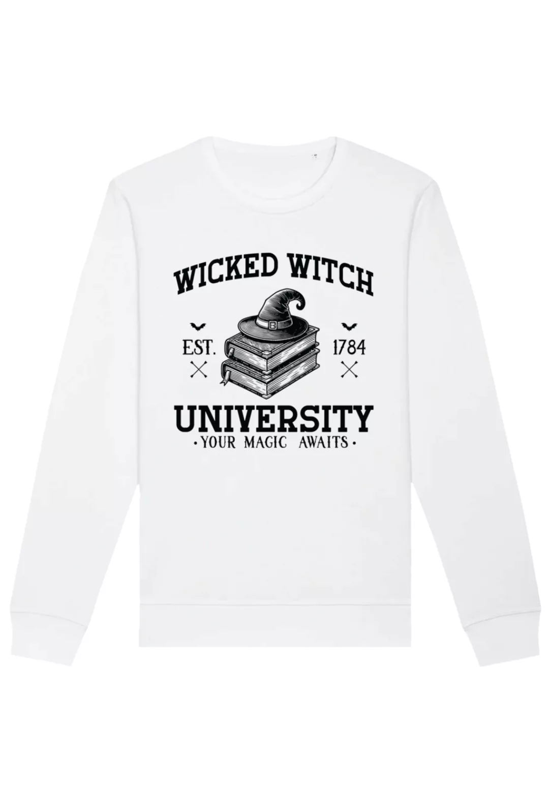 F4NT4STIC Sweatshirt "Halloween University Wicked witch", Premium Qualität günstig online kaufen