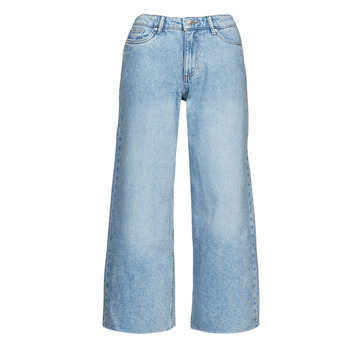 Only – Sonny – Kurz geschnittene Jeans mit weitem Bein in Blau günstig online kaufen