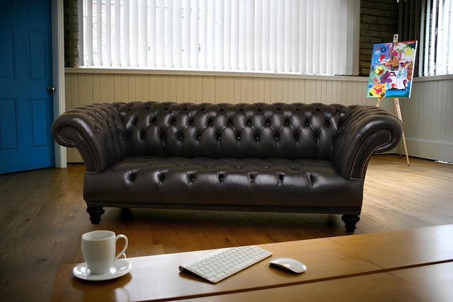 Xlmoebel Sofa Großes XXL-Sofa mit grünem Design, 3-Sitzer, Textil-Leder Pol günstig online kaufen