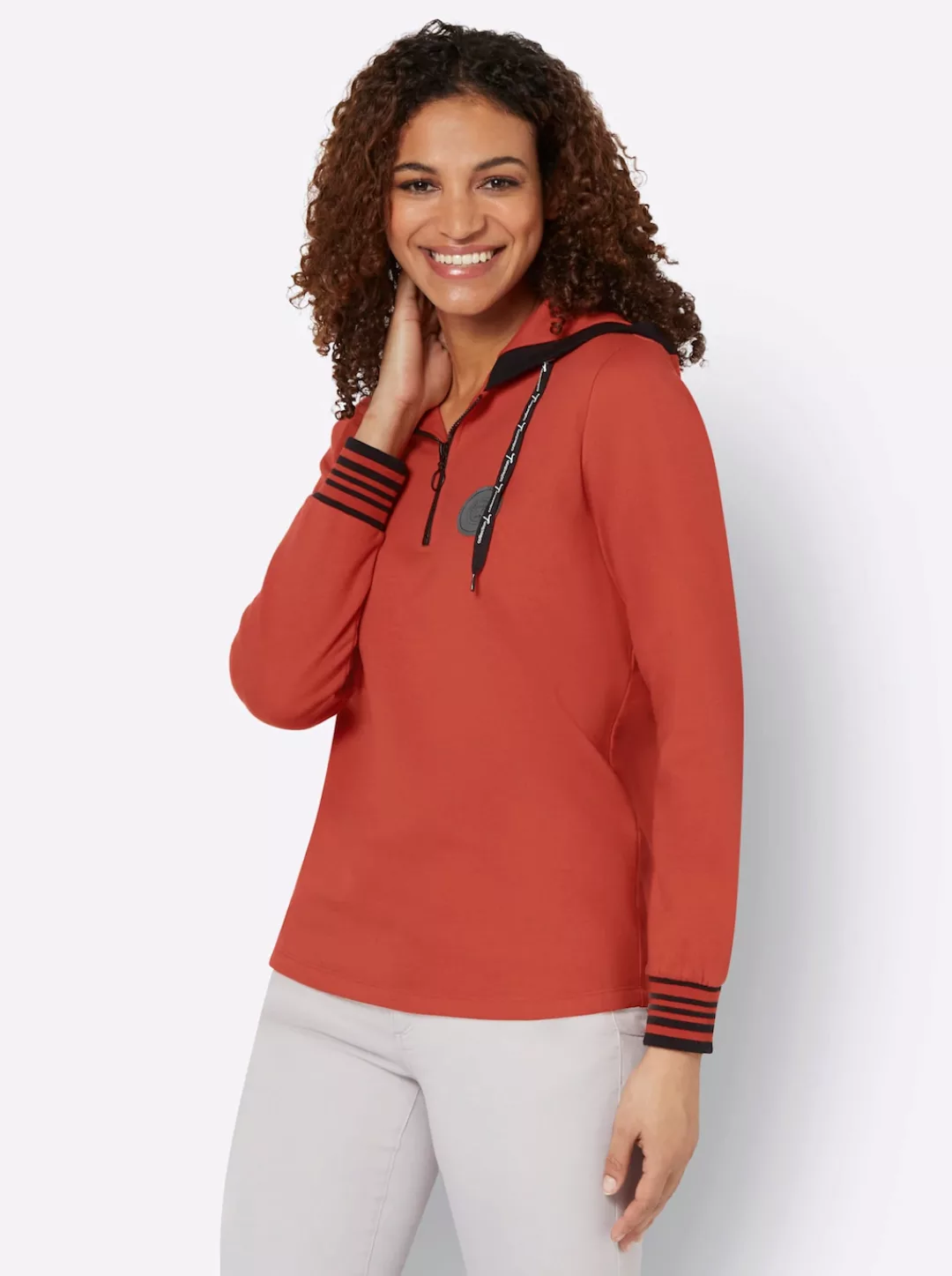 Casual Looks Kapuzensweatshirt günstig online kaufen